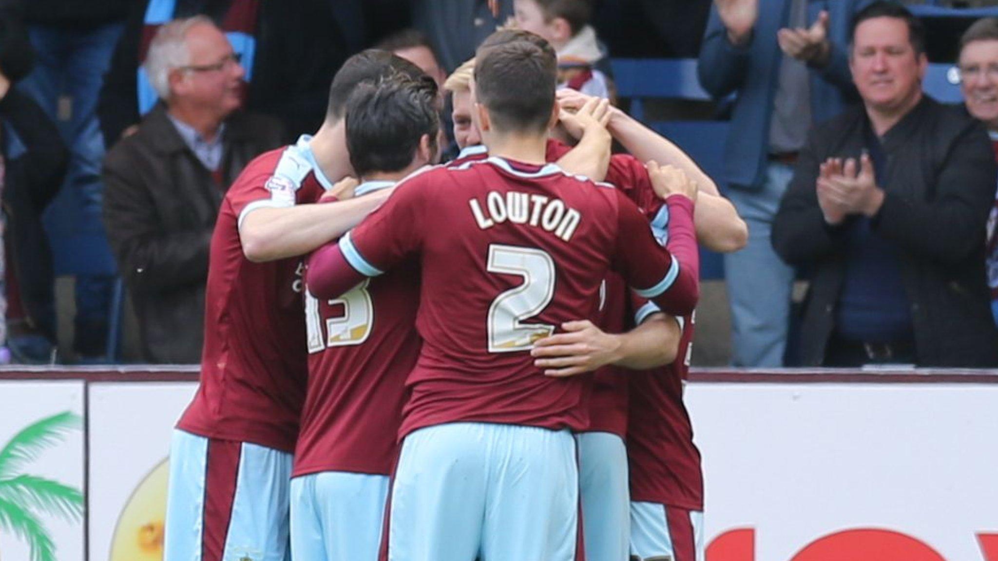 Burnley celebrate