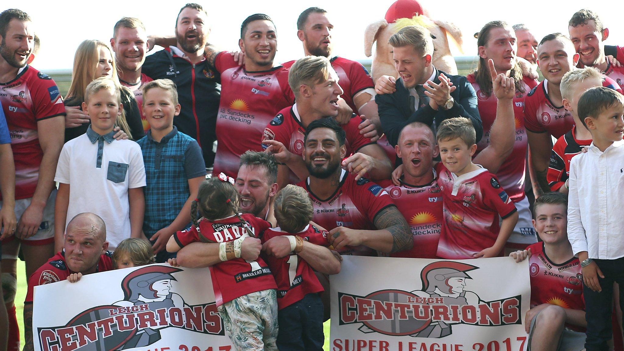 Leigh Centurions celebrate