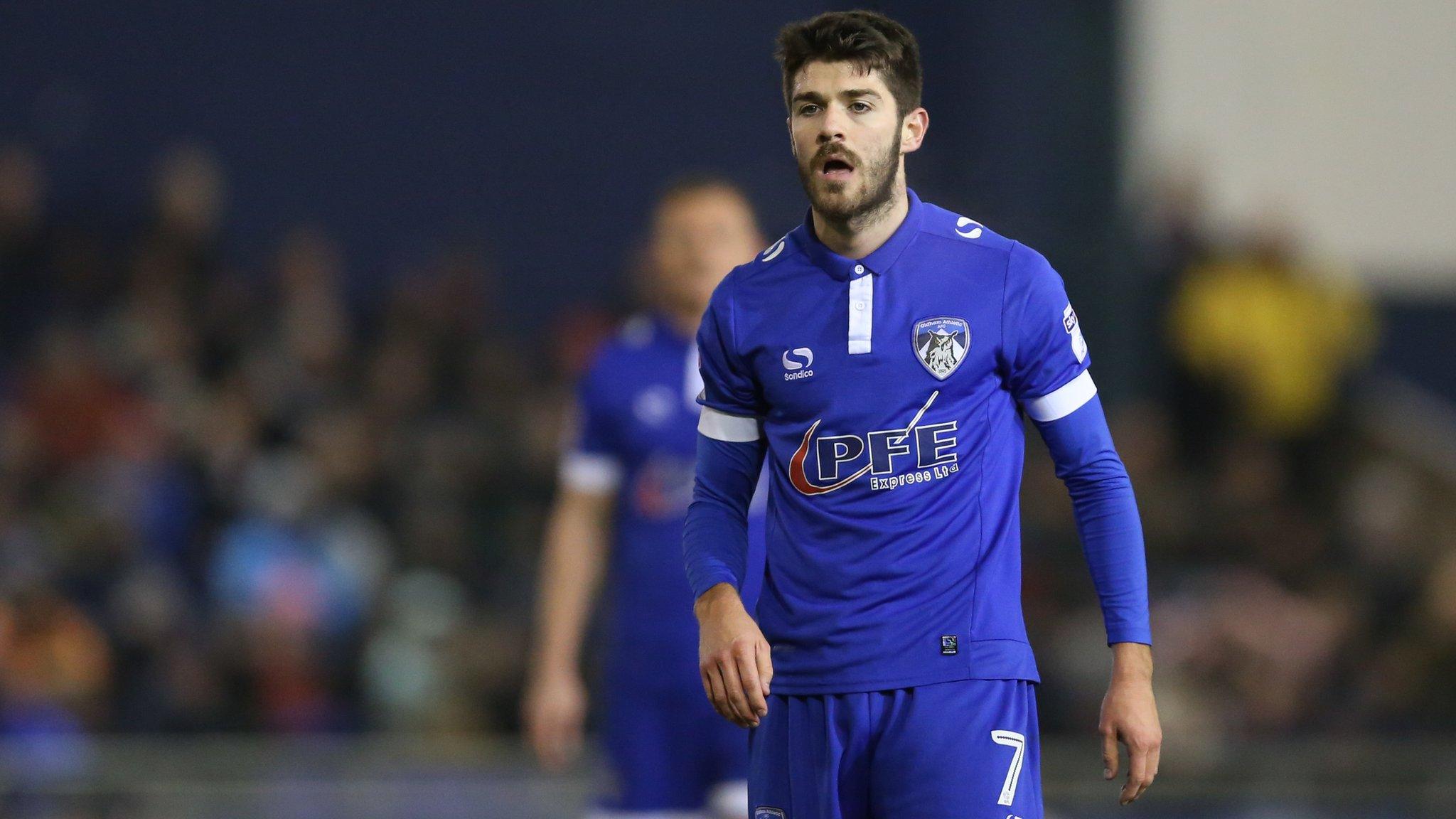 Ryan Flynn playing for Oldham ahead of move to St Mirren