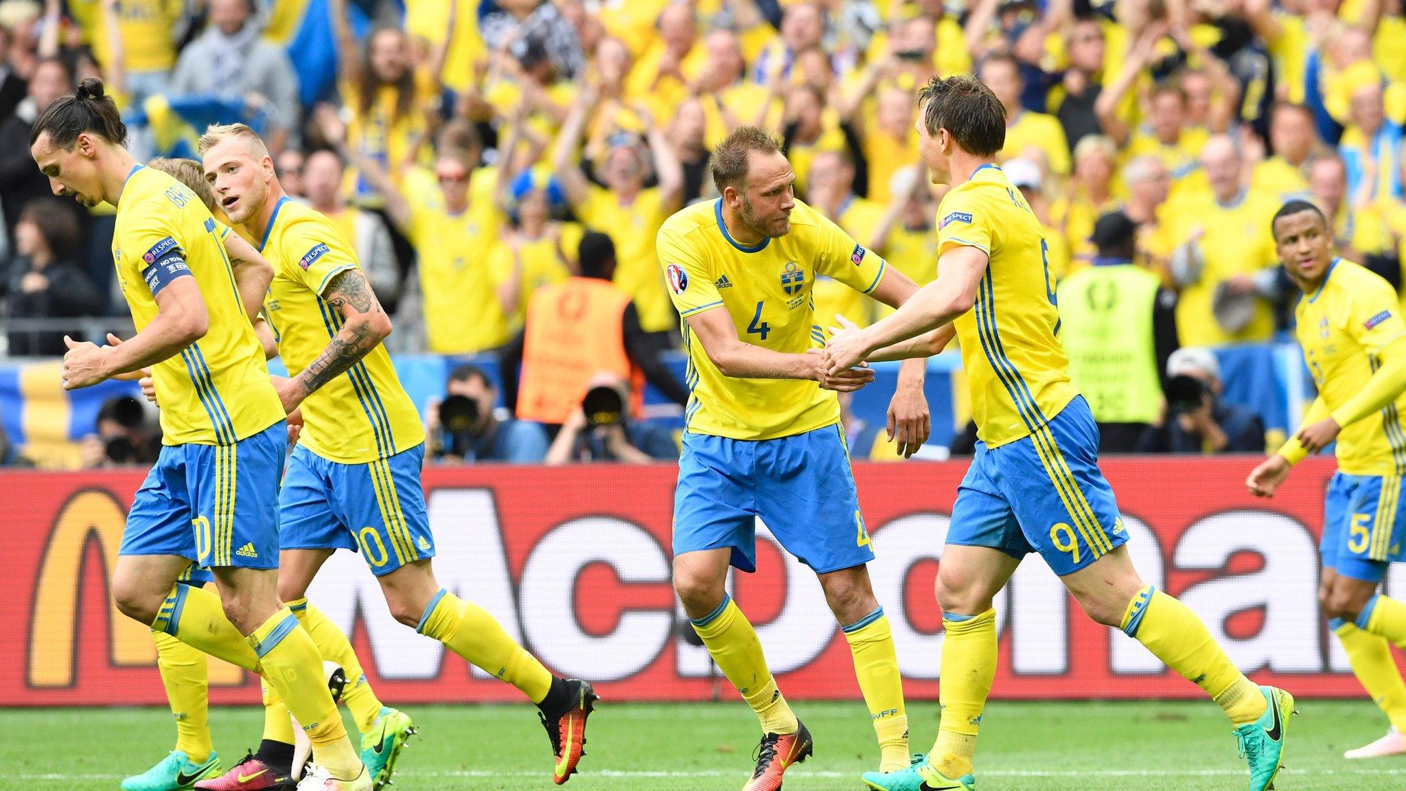 Sweden celebrate