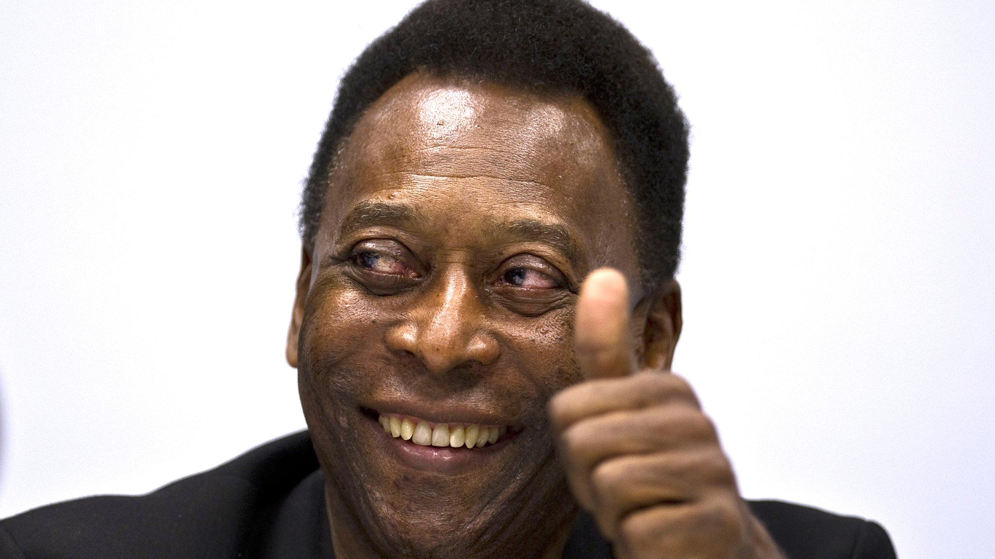 Brazilian superstar Pele