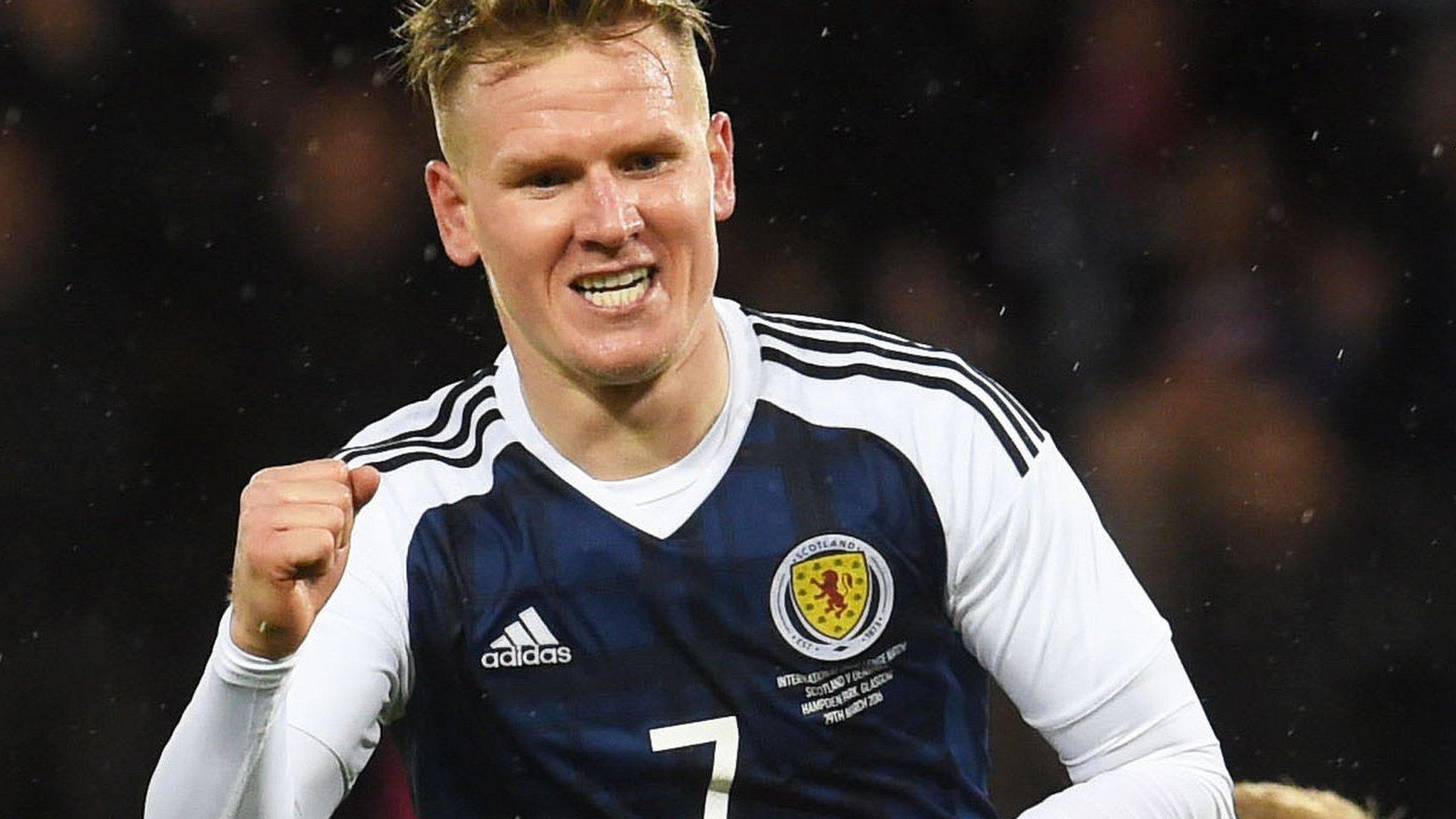 Scotland's Matt Ritchie celebrates