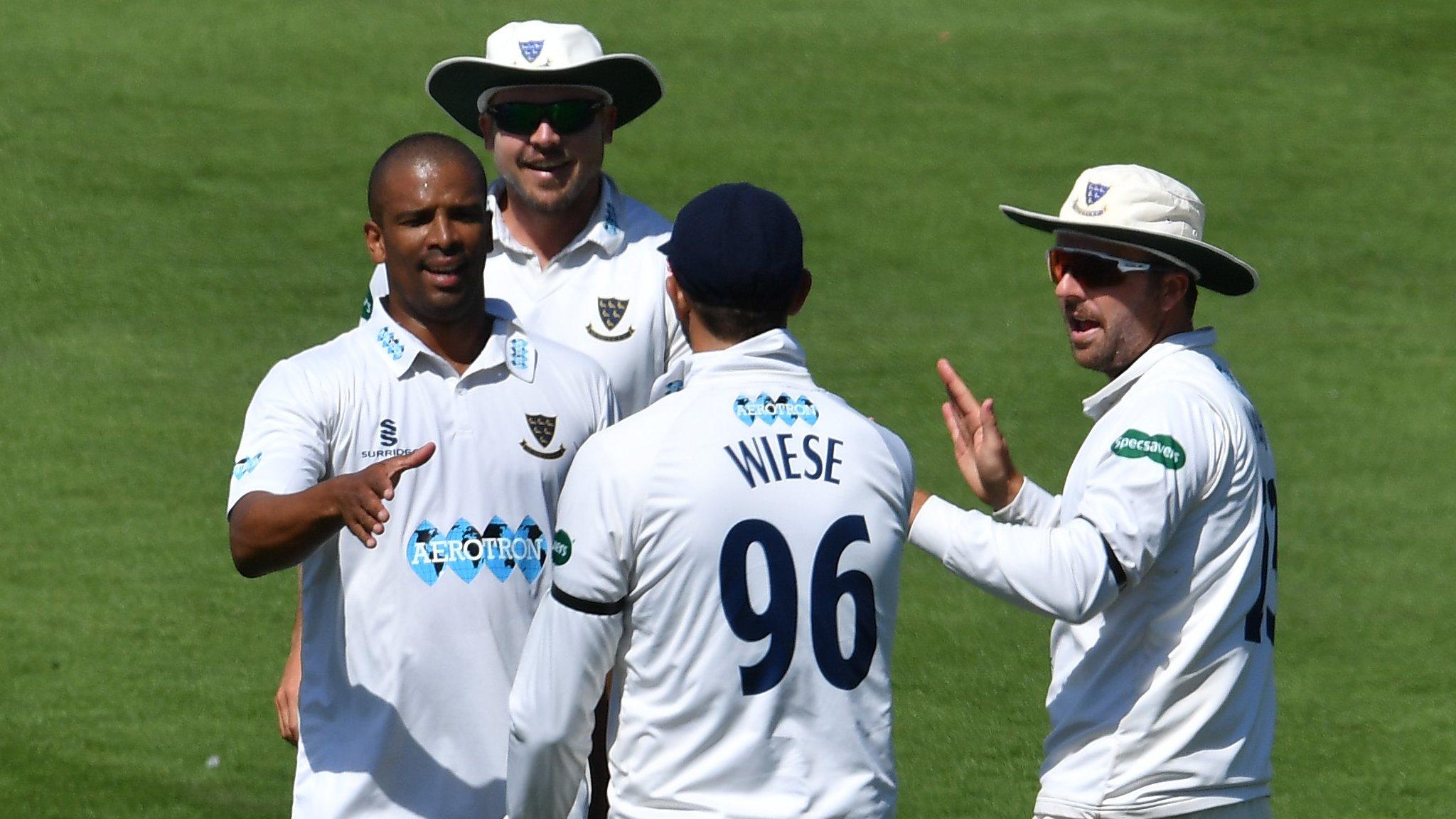 Sussex's overseas signing Vernon Philander took four of his side's wickets