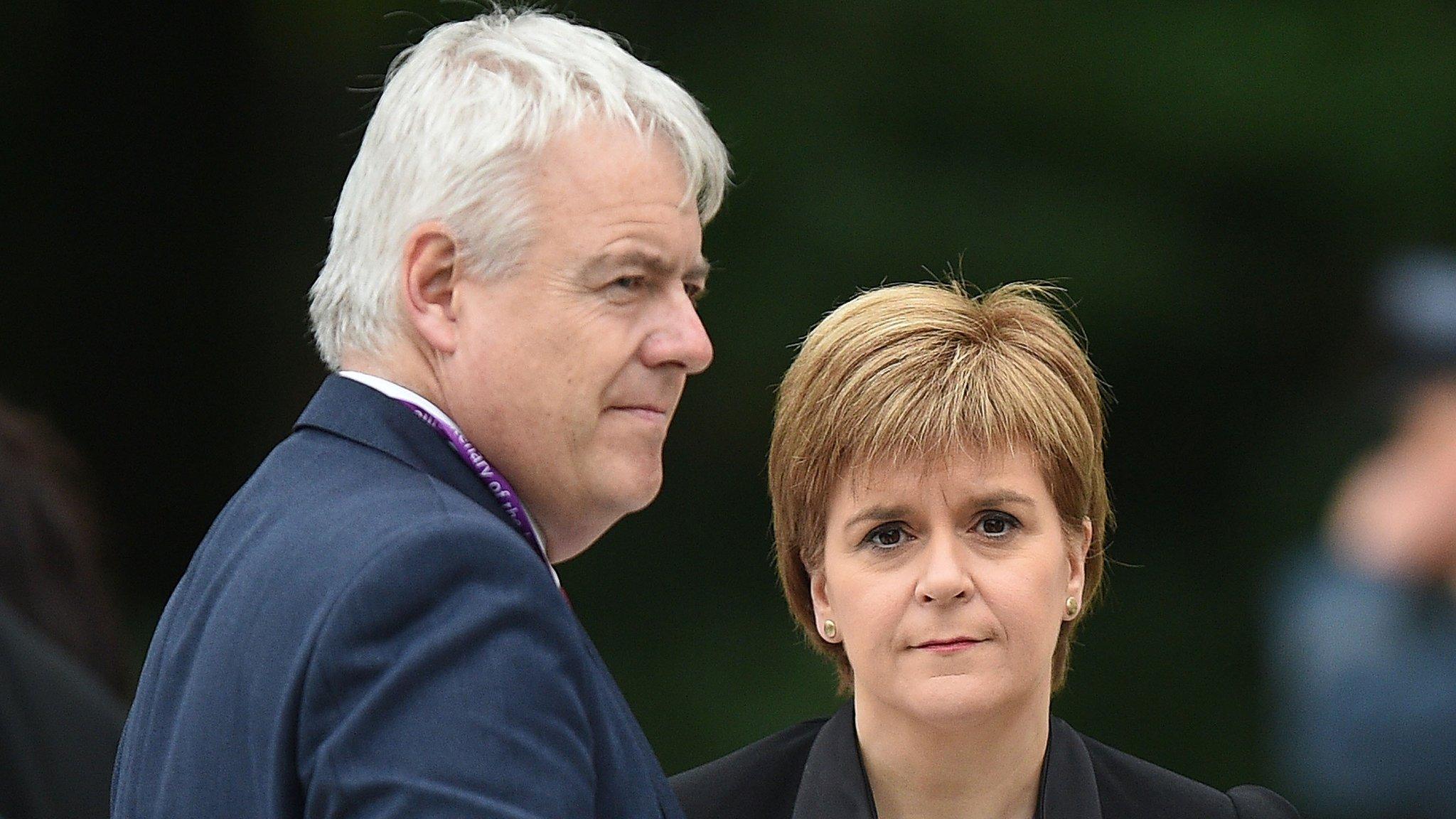 Carwyn Jones and Nicola Sturgeon