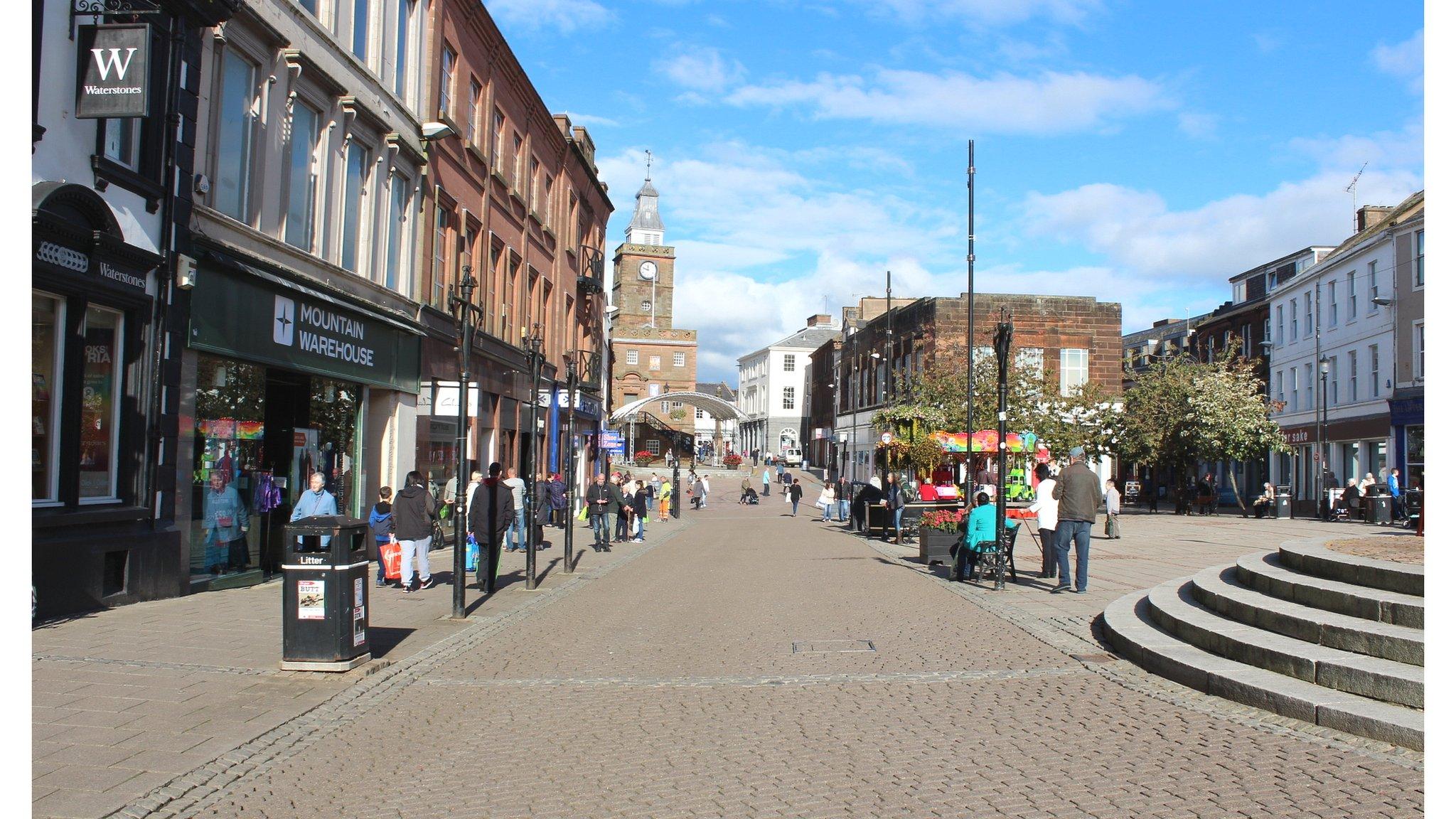 Dumfries town centre