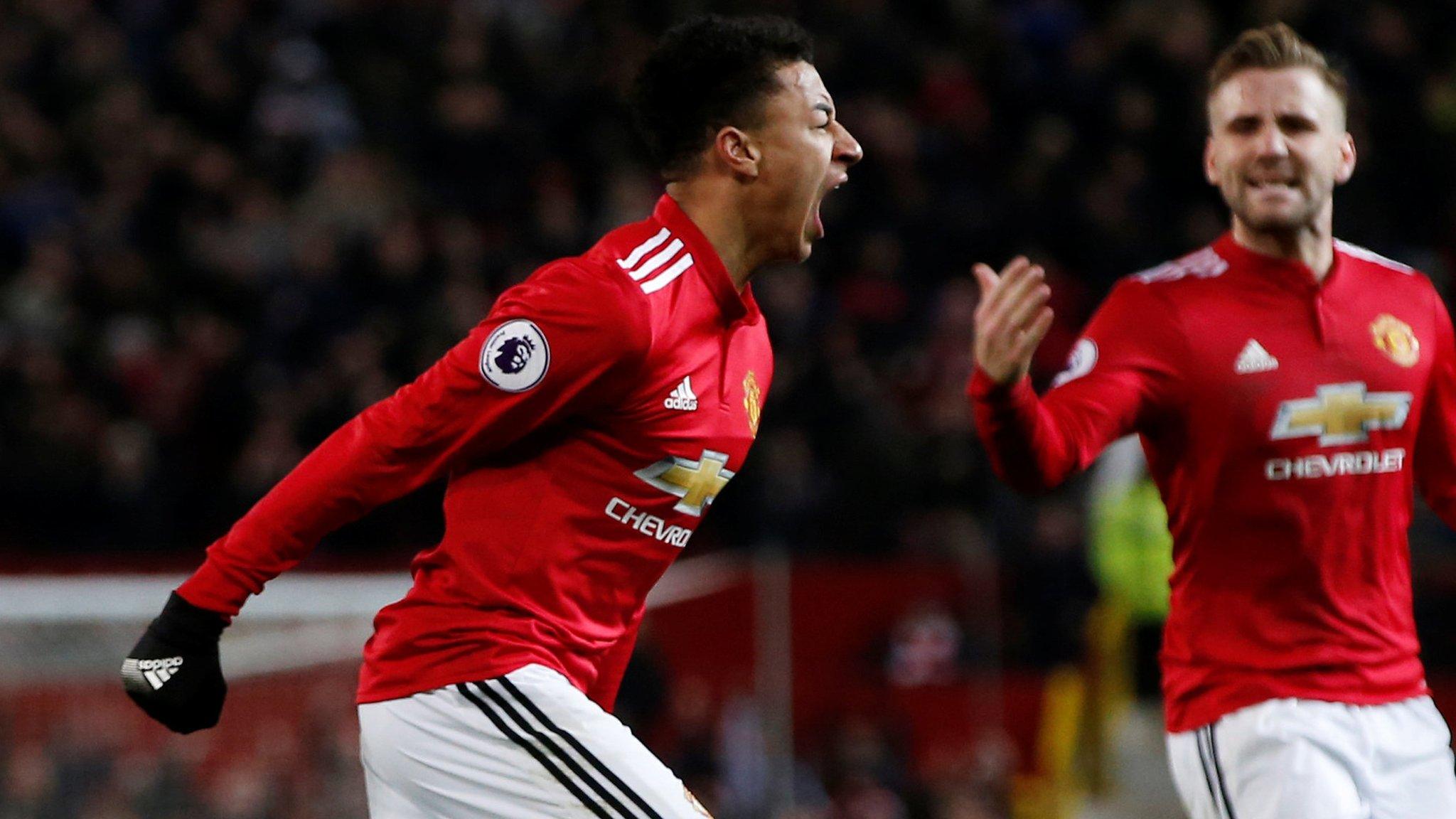 Jesse Lingard celebrates