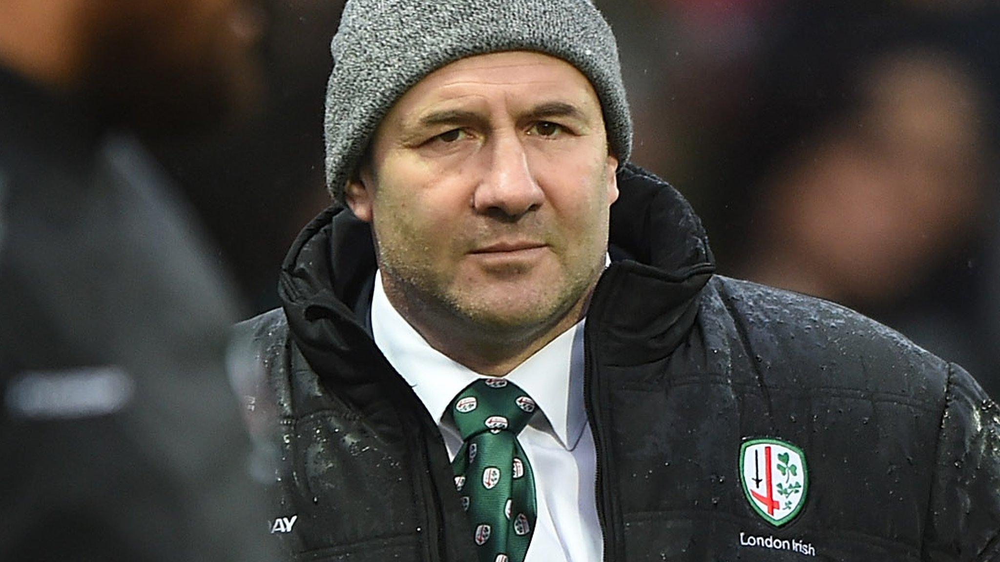 London Irish head coach Tom Coventry