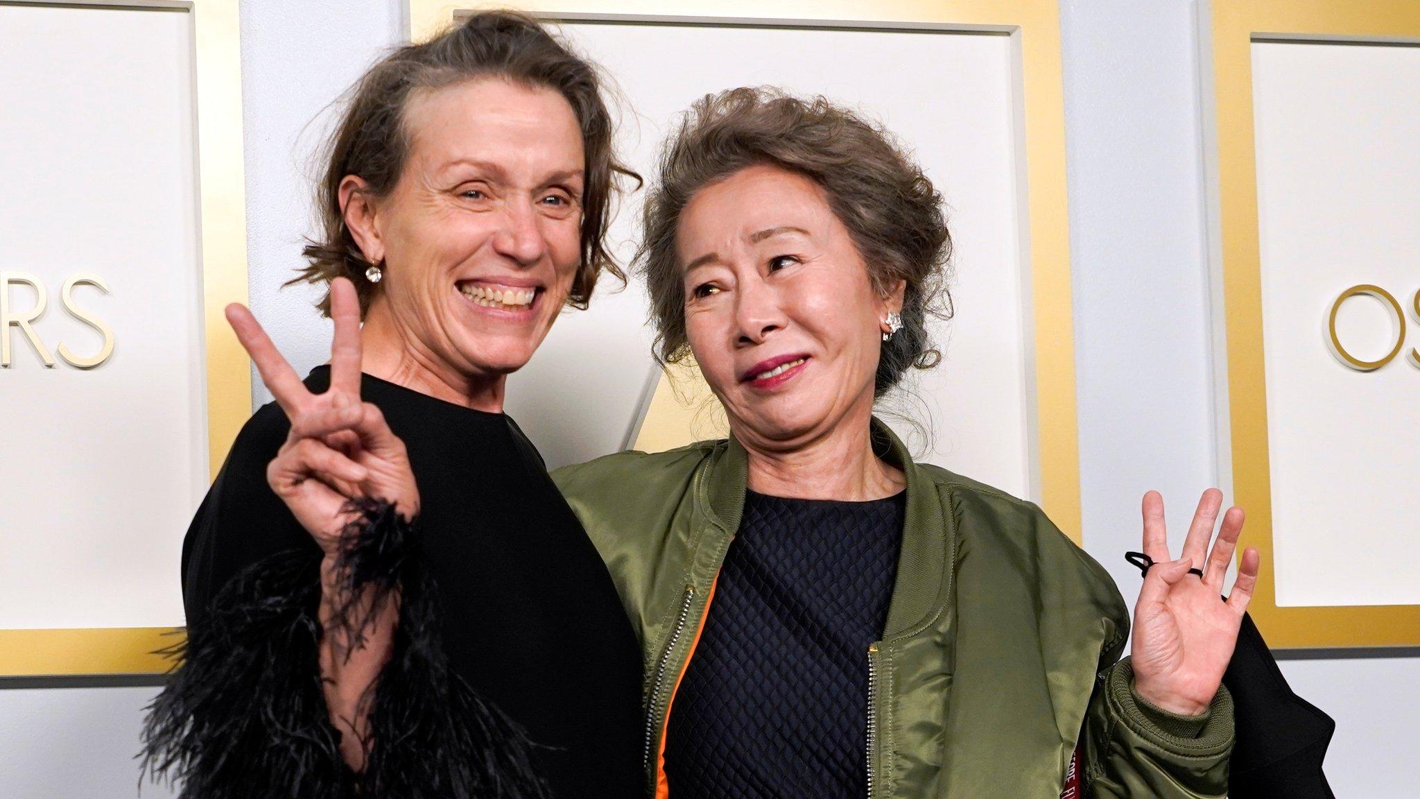 Frances McDormand and Yuh-jung Youn