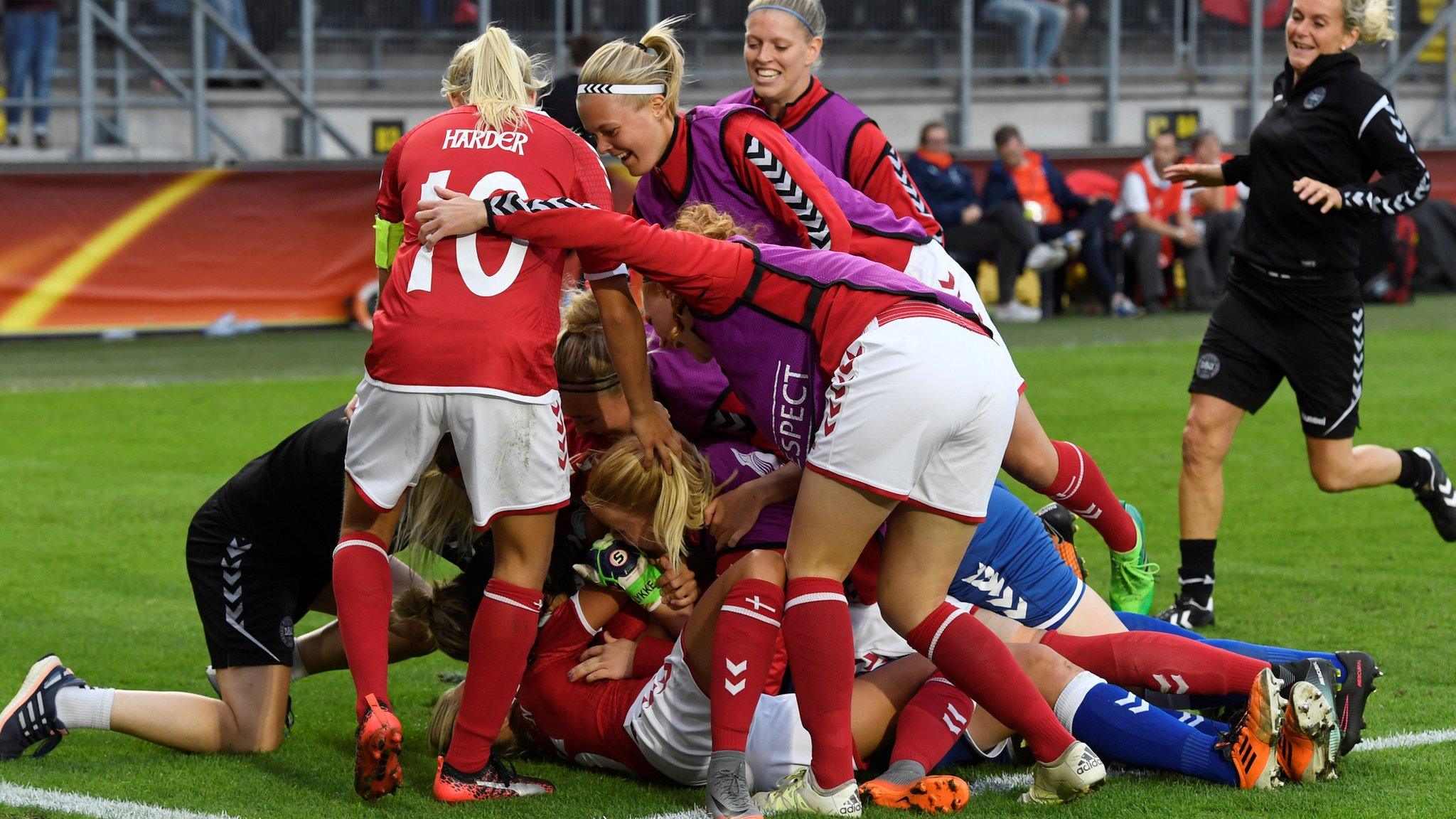 Denmark celebrate