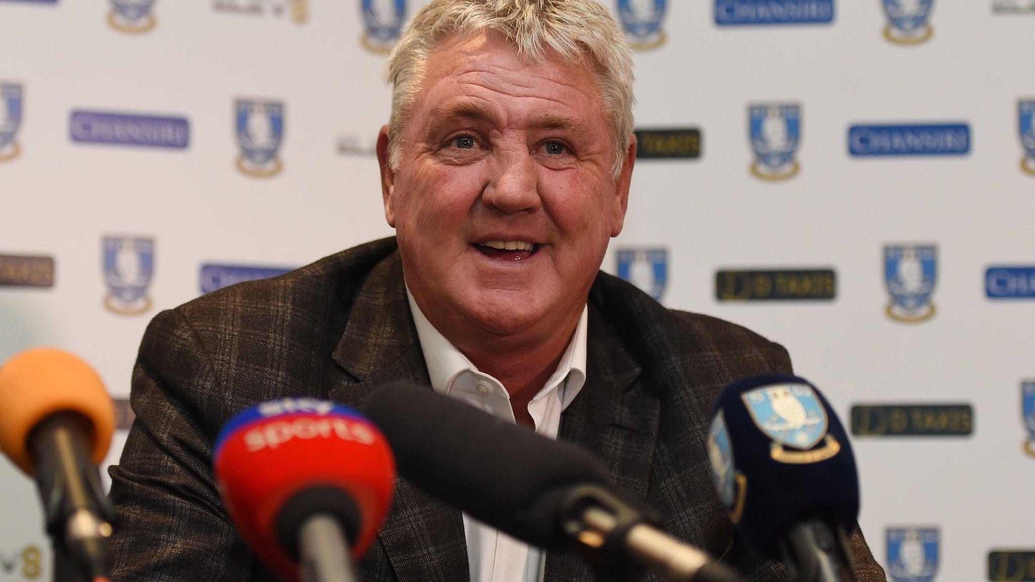 Sheffield Wednesday manager Steve Bruce