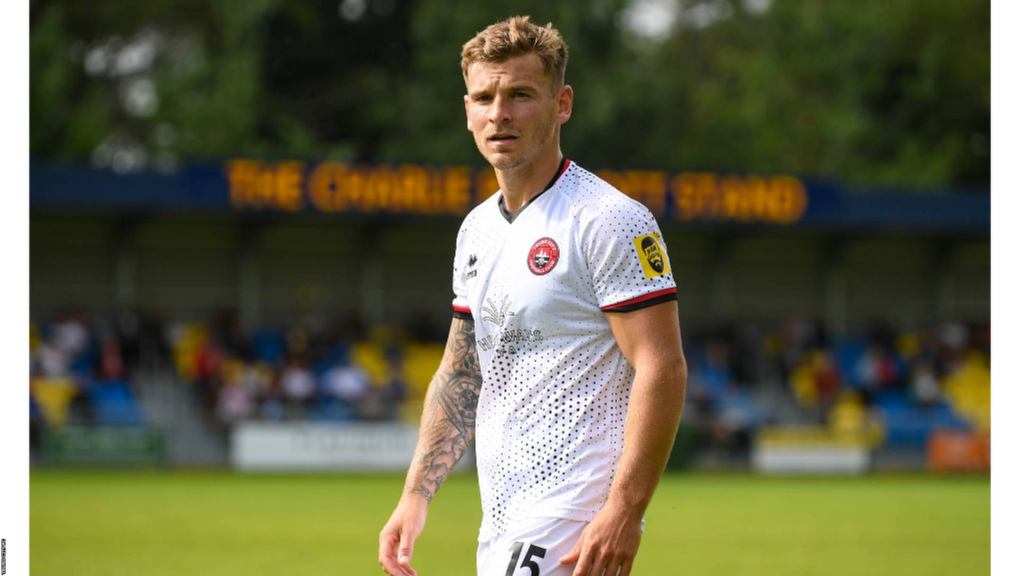 Andrew Neal in action for Truro City