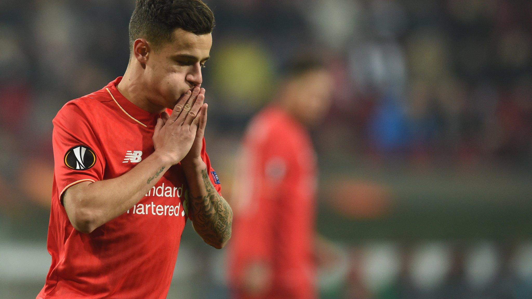 Coutinho reacts