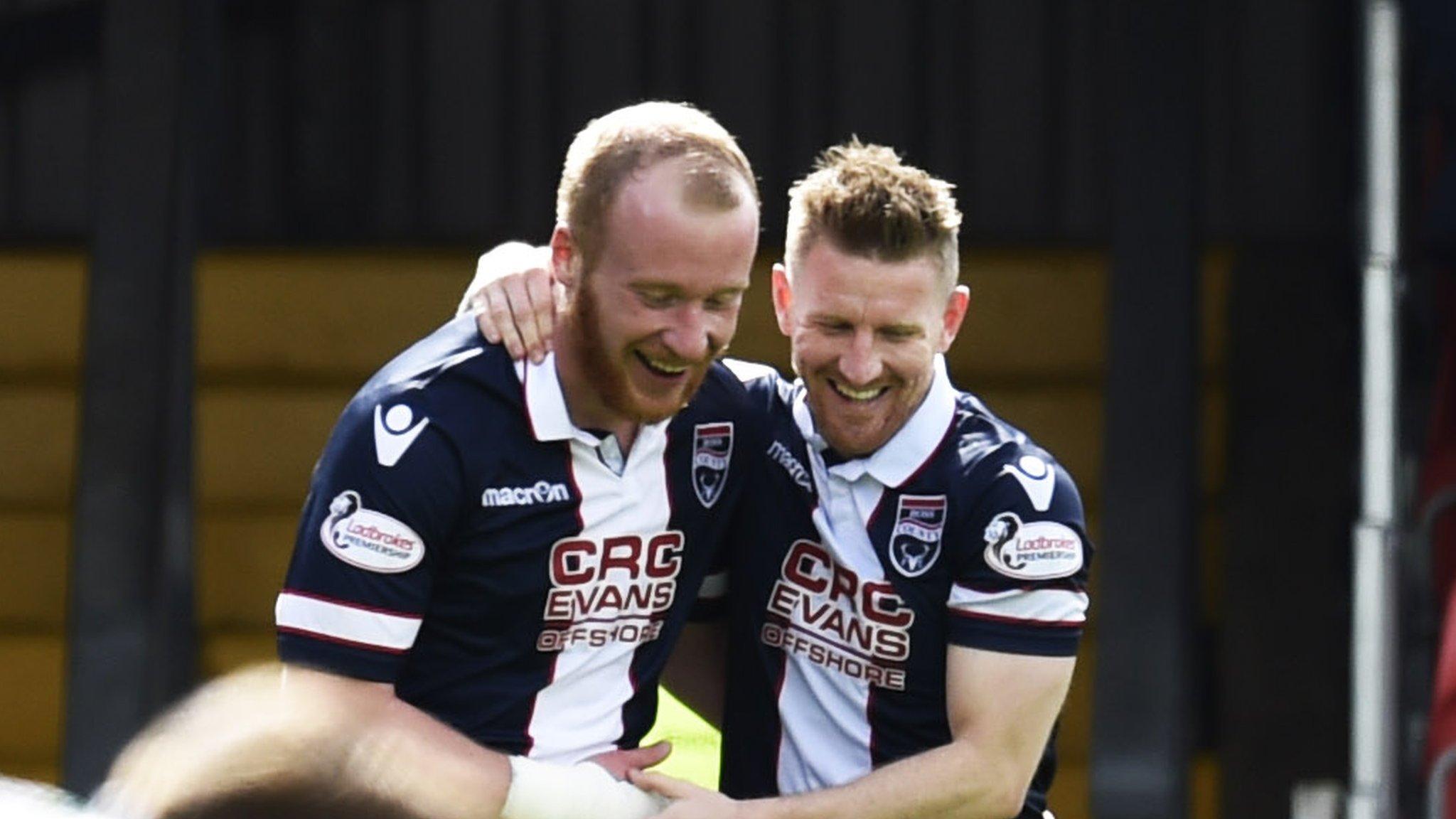 Liam Boyce and Michael Gardyne scored the goals for Ross County