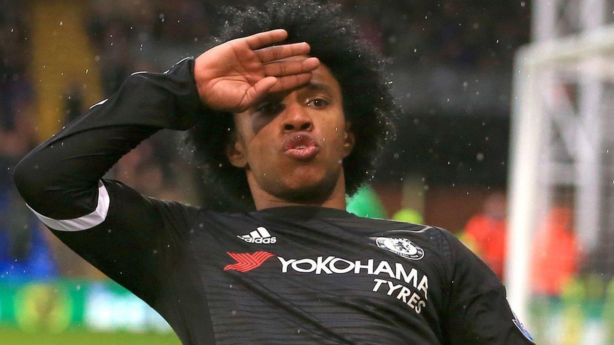 Willian scores for Chelsea