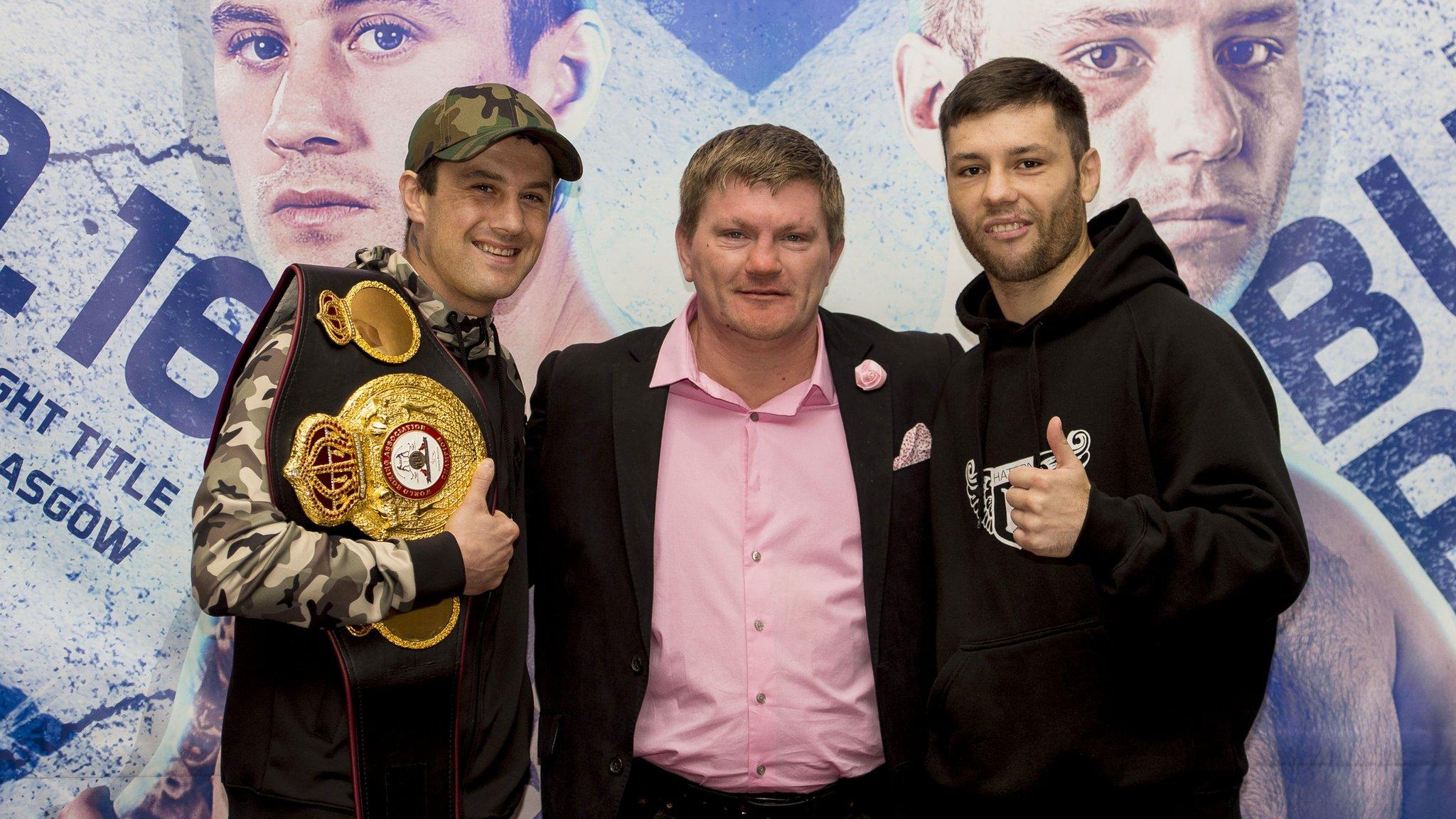 Ricky Burns, Ricky Hatton and Kiryl Relikh