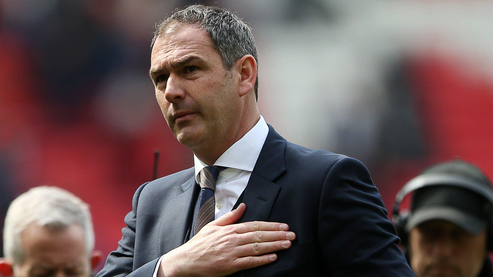 Swansea City manager Paul Clement