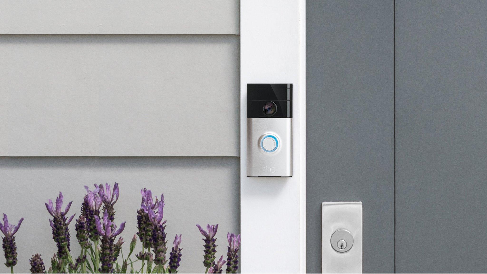 A Ring doorbell