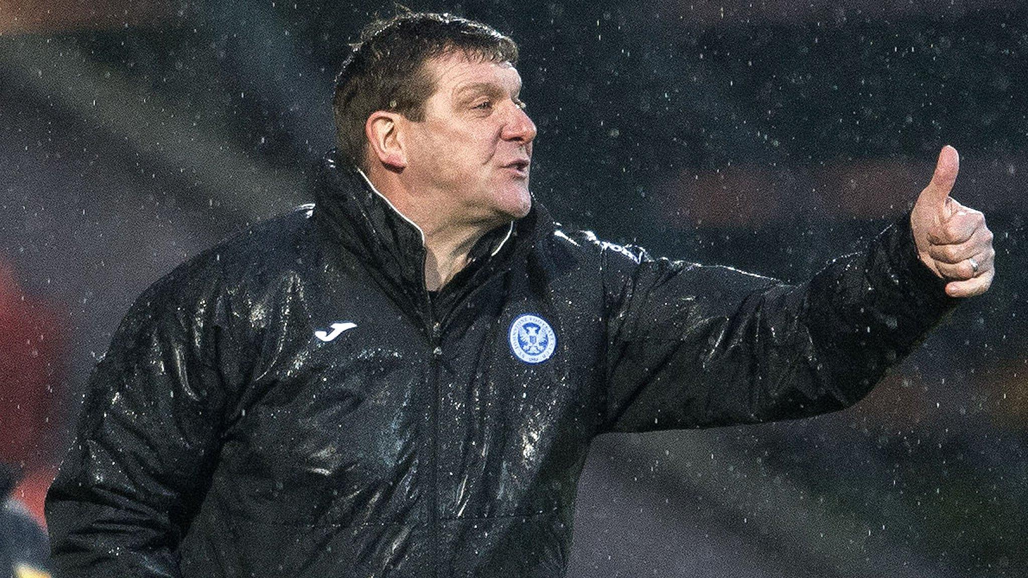 St Johnstone manager Tommy Wright