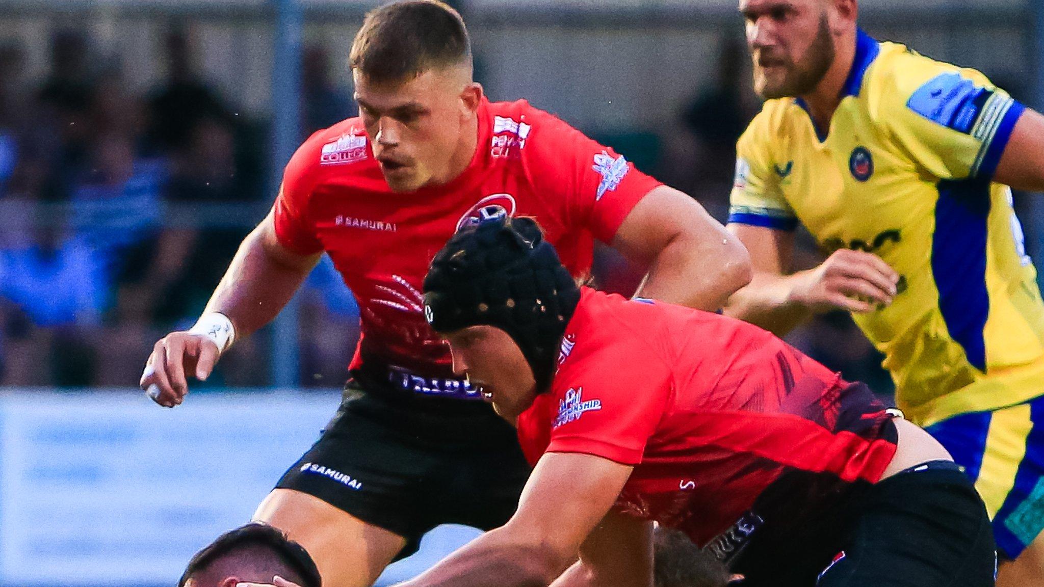 Cornish Pirates in action against Bath