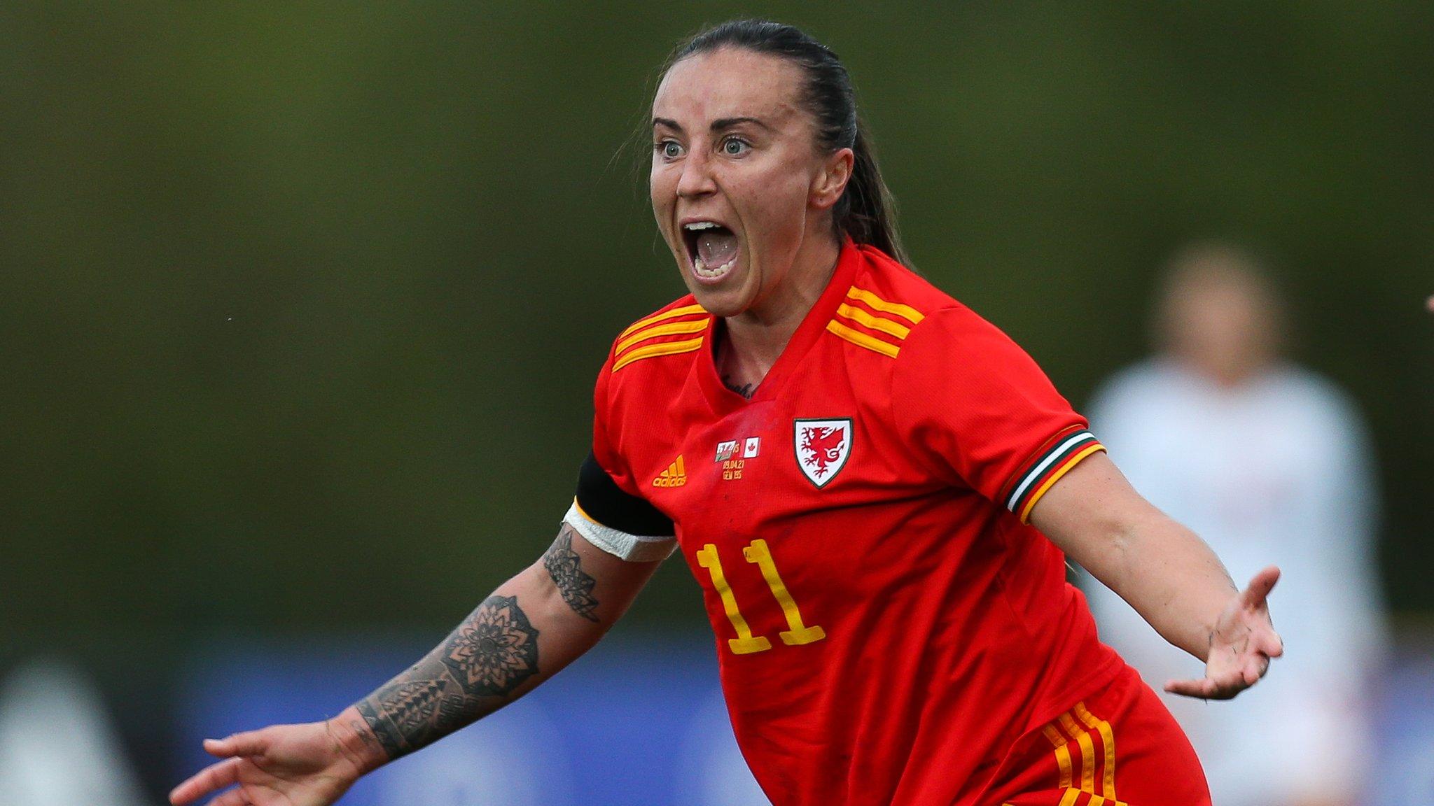 Wales forward Natasha Harding