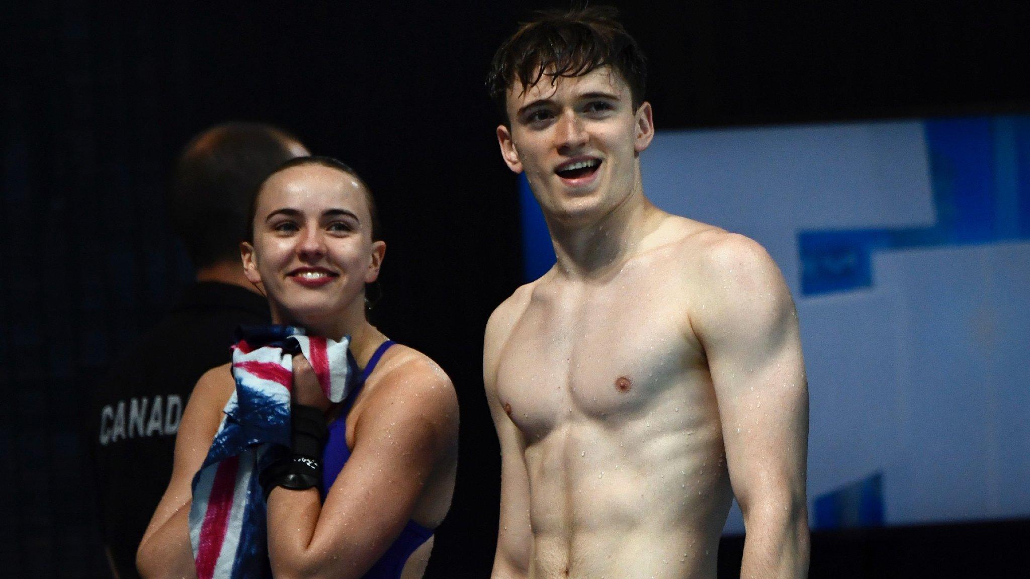 Great Britain's Lois Toulson and Matty Lee