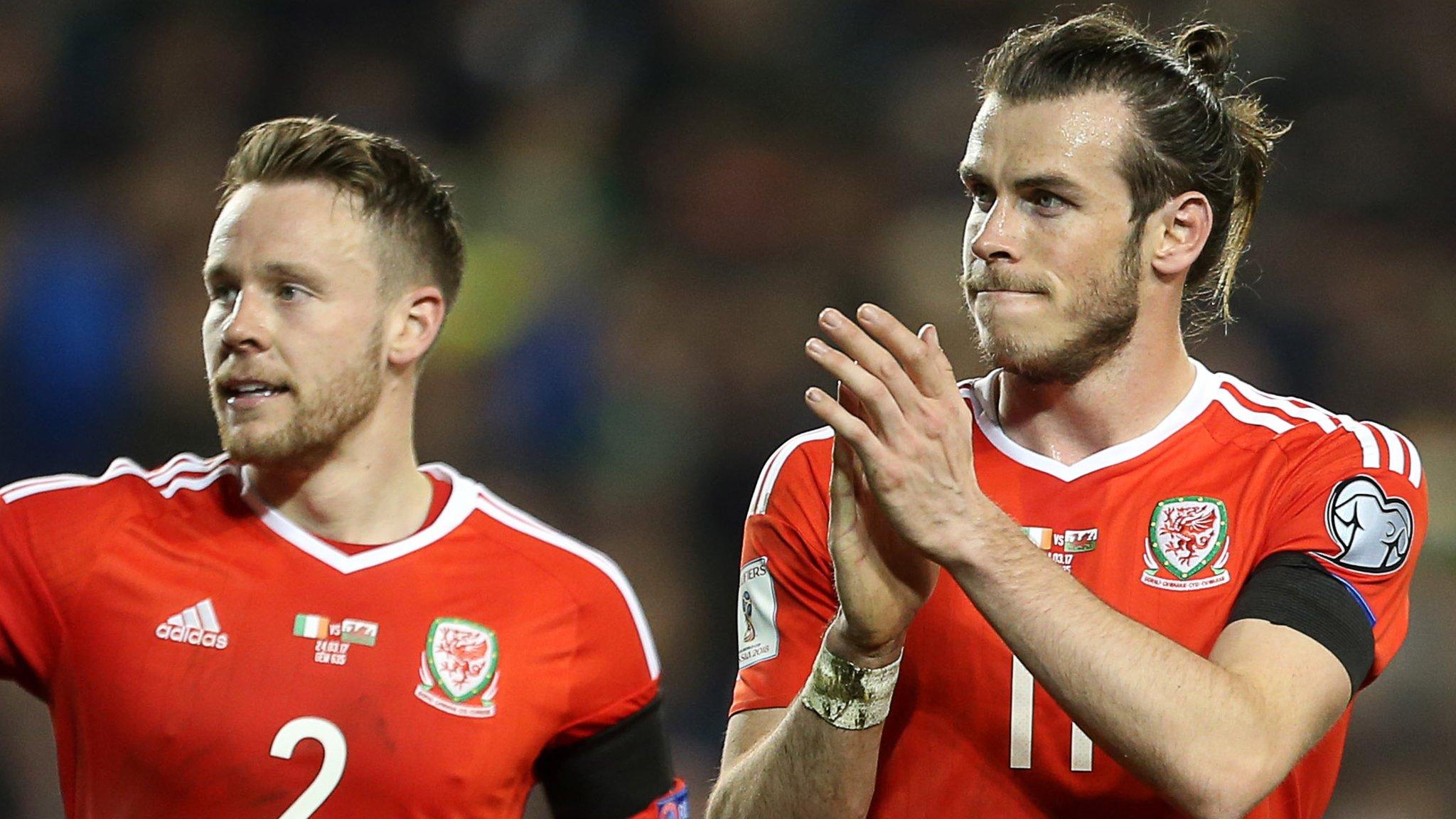 Chris Gunter and Gareth Bale