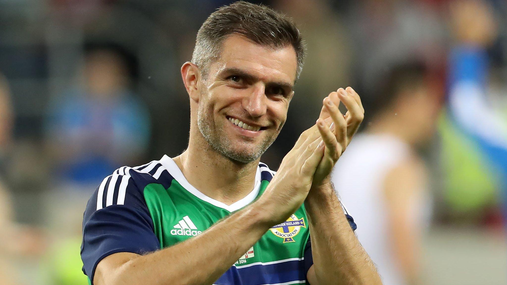 Defender Aaron Hughes made his 100th appearance for Northern Ireland