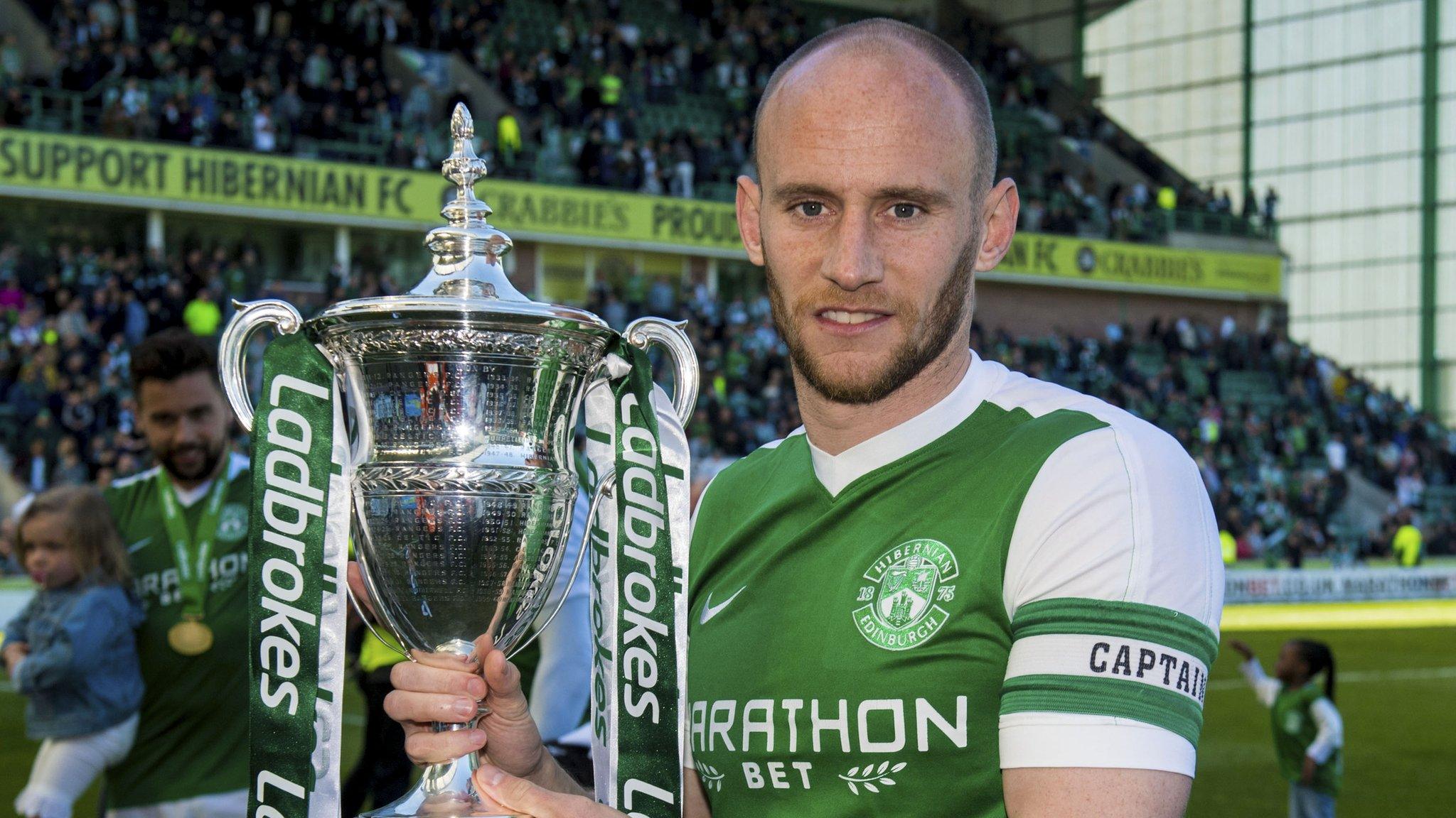 Hibernian captain David Gray