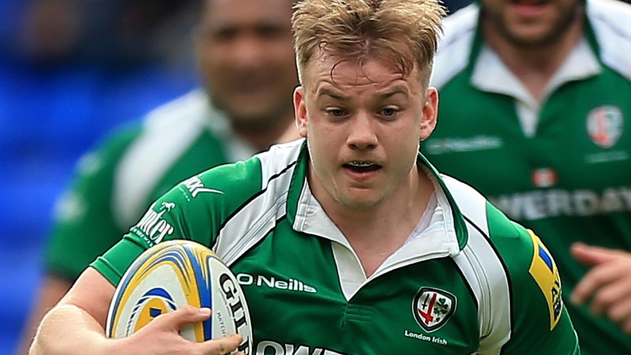 London Irish scrum-half Scott Steele