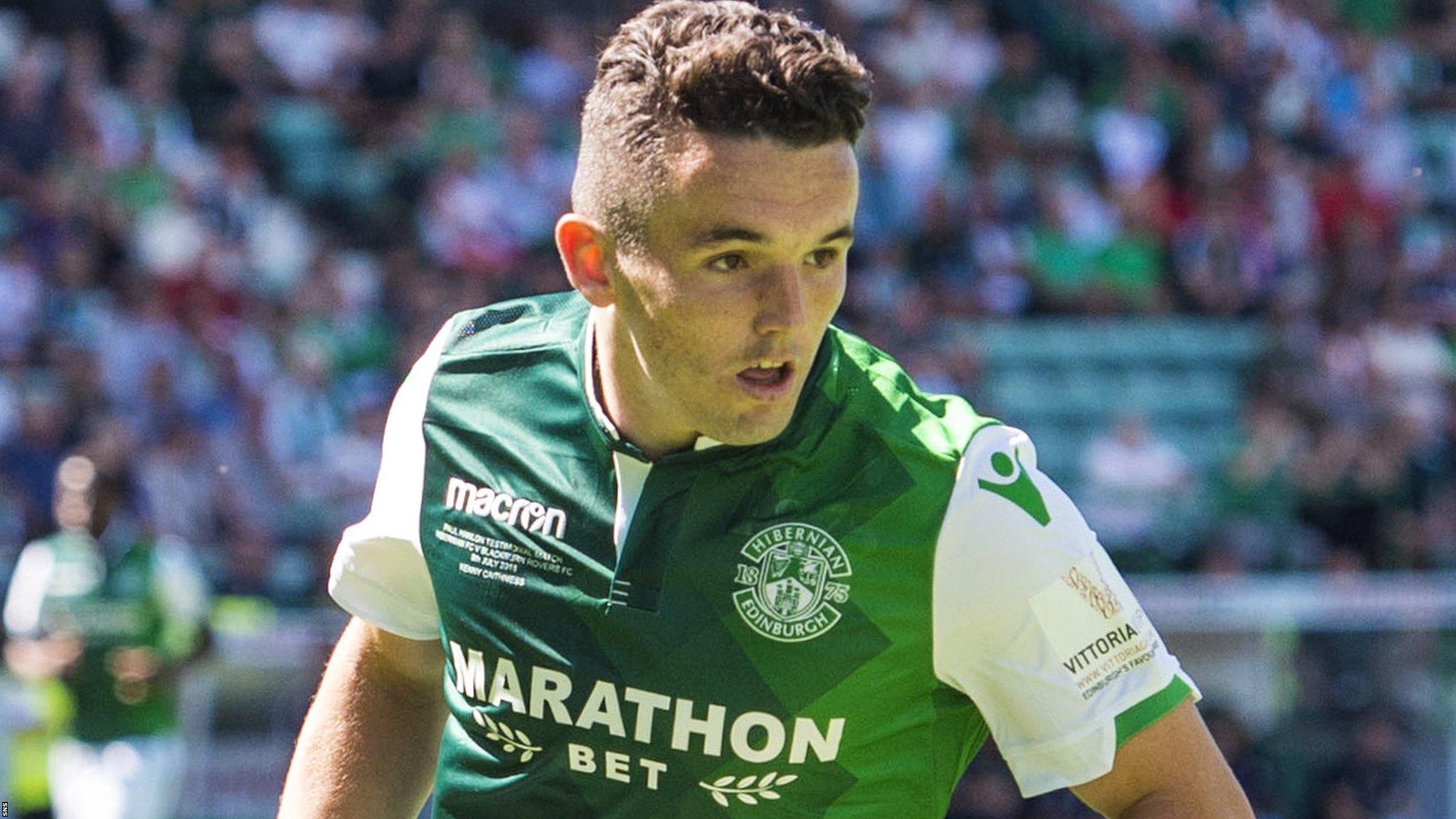 Hibs midfielder John McGinn