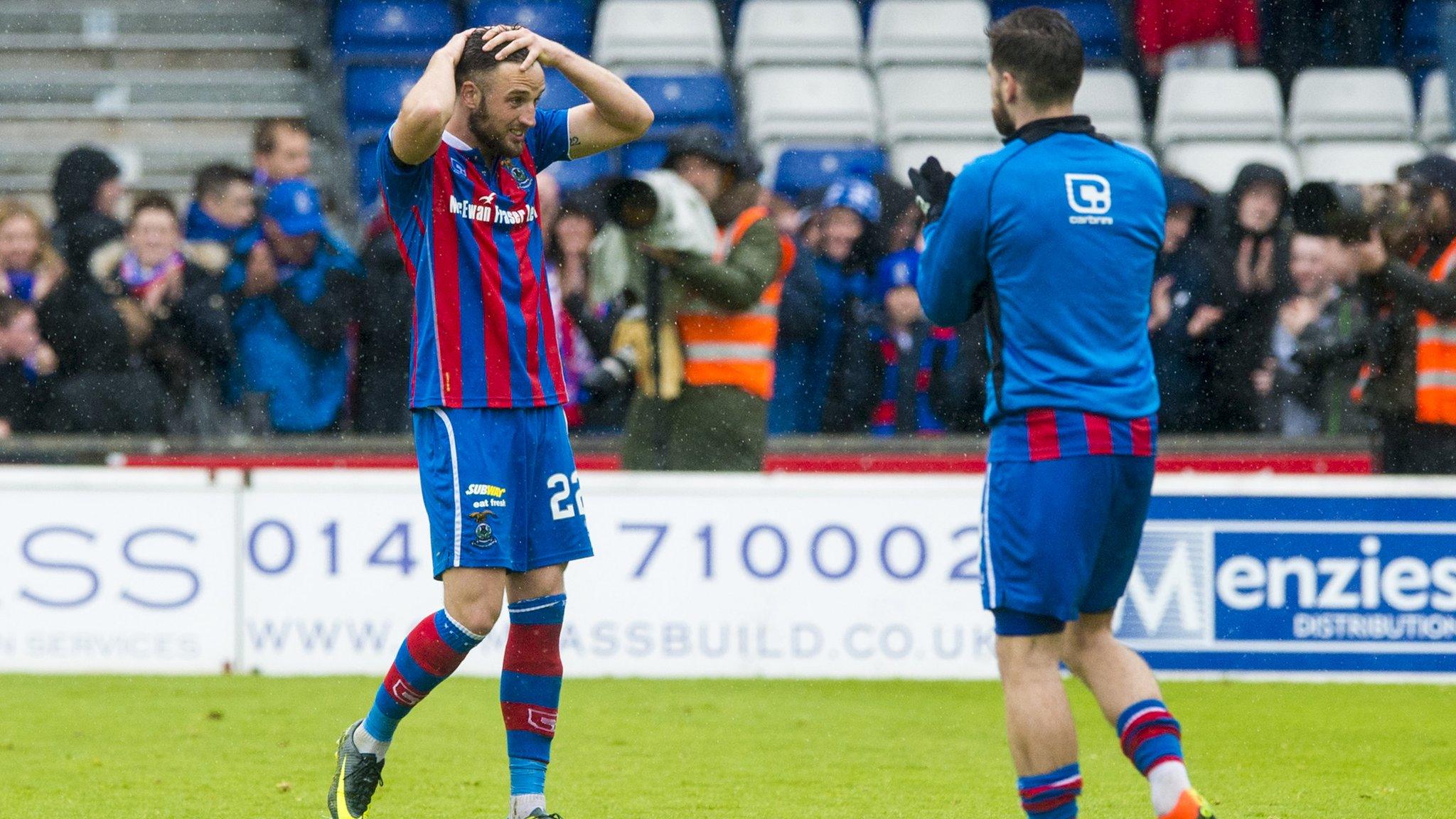 Inverness Caledonian Thistle have been relegated from the Premiership