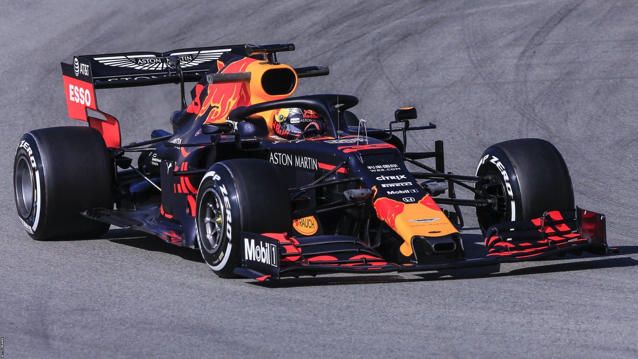 Max Verstappen in the Red Bull