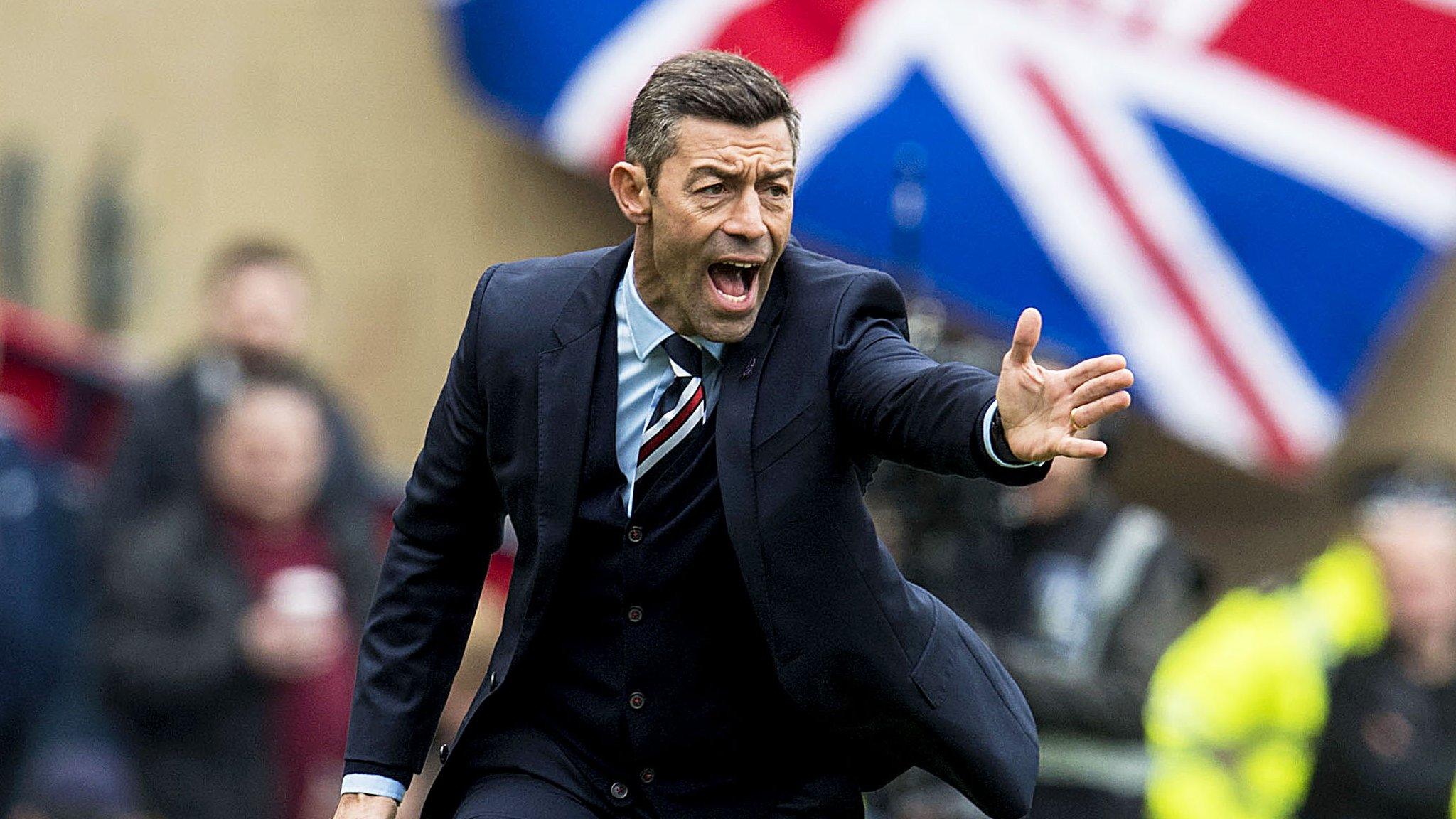 Rangers manager Pedro Caixinha