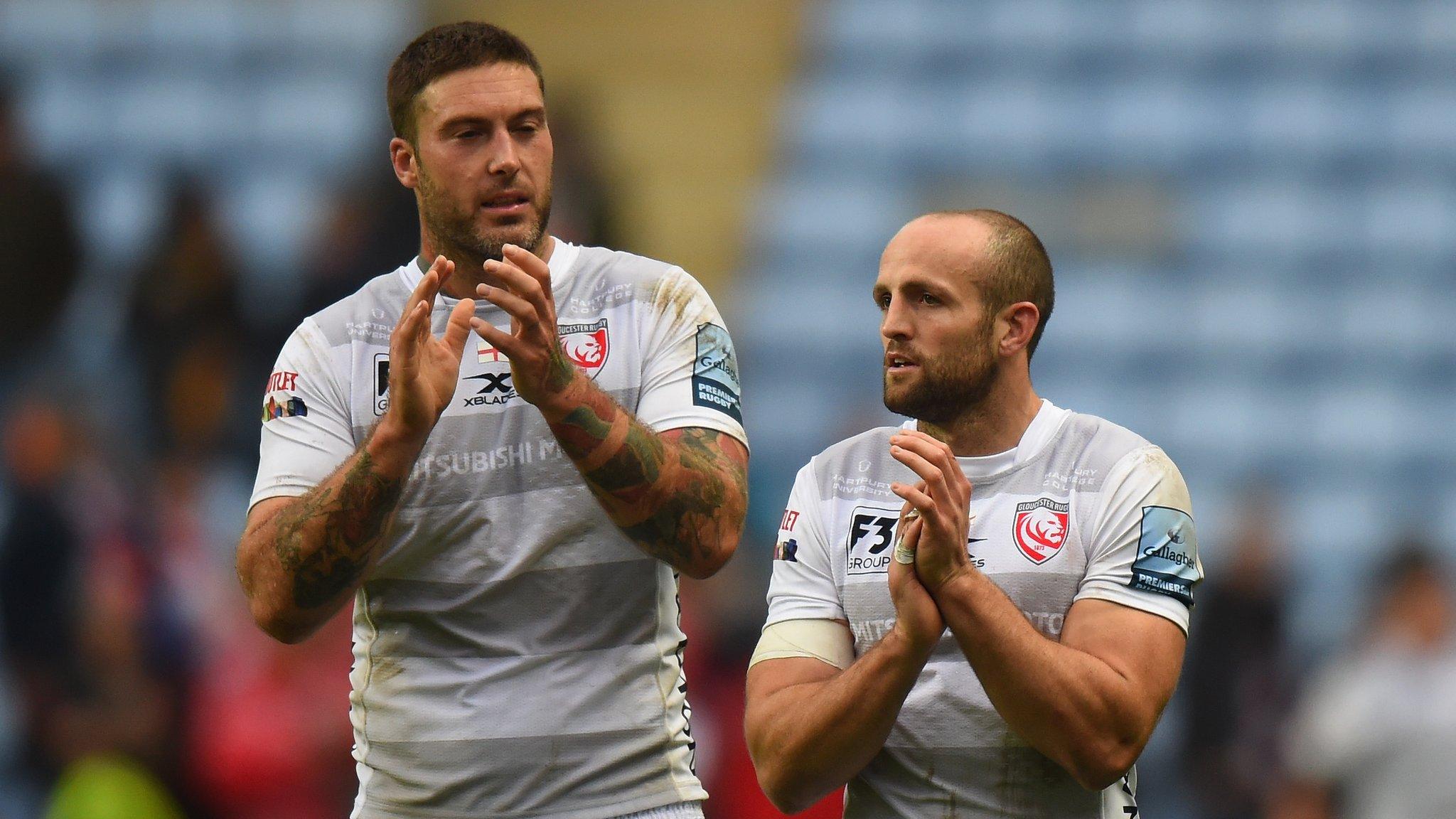 Gloucester players celebrate