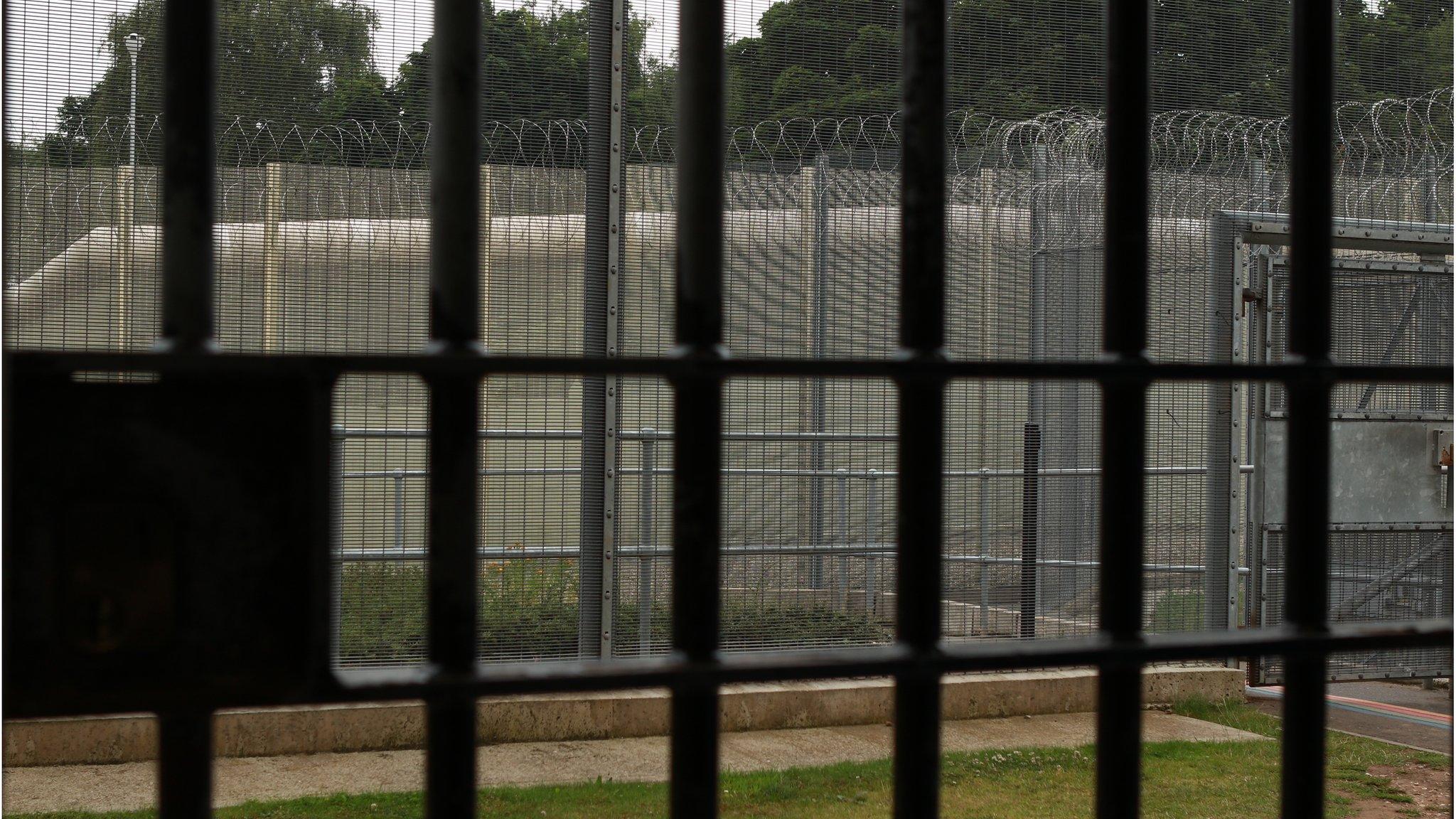 Prison bars at HMP Norwich