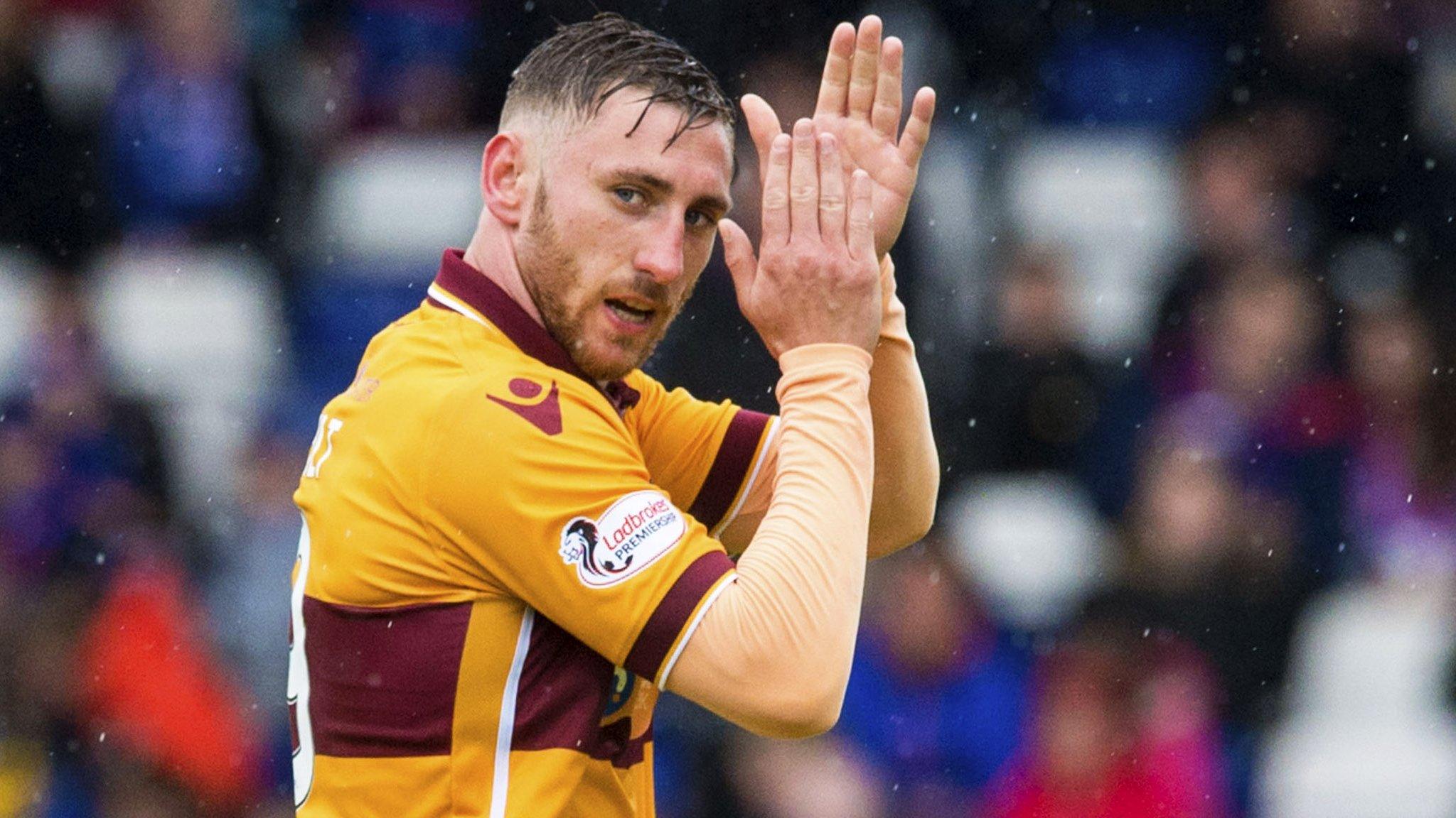 Motherwell striker Louis Moult