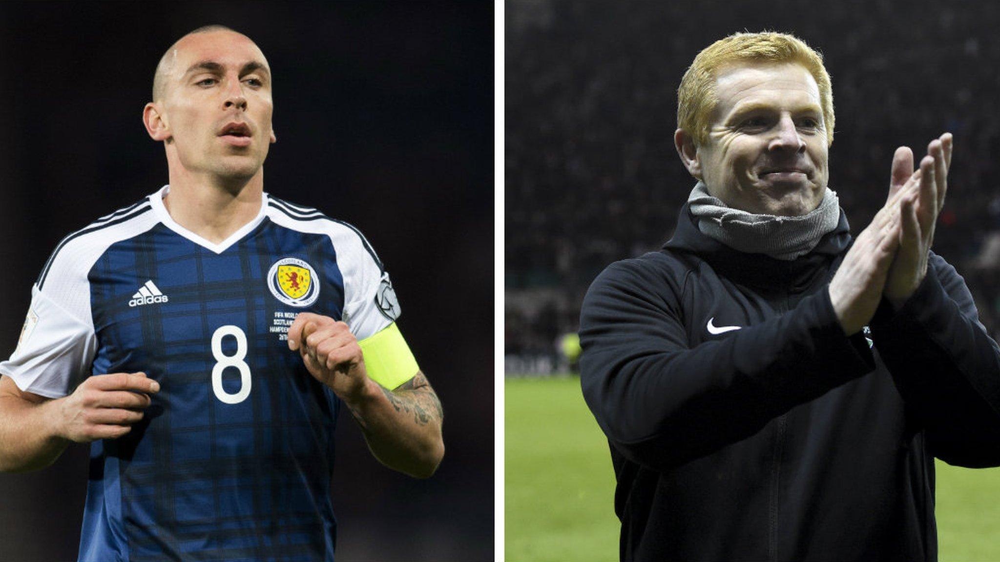 Scott Brown (left) and Neil Lennon