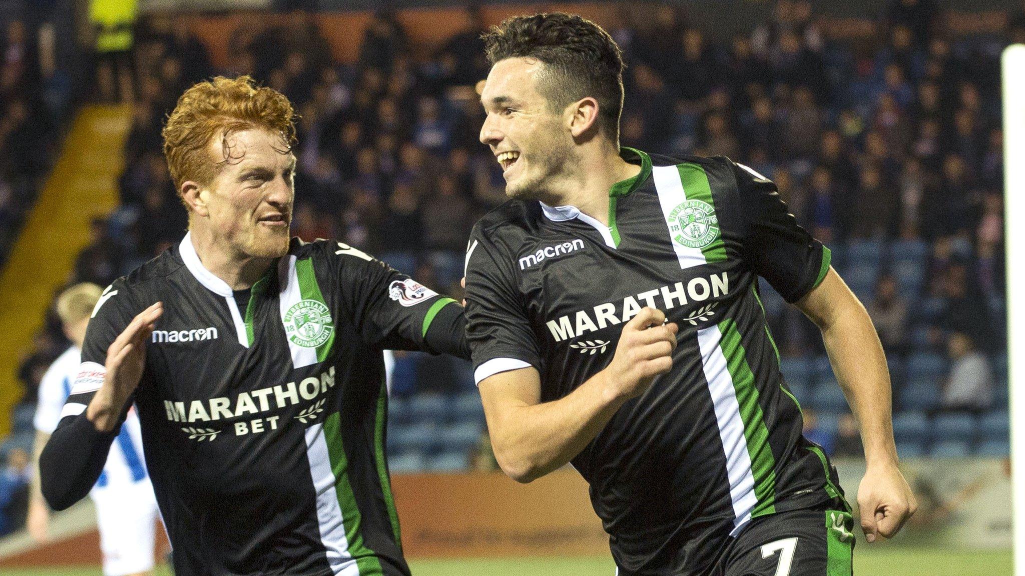 Hibernian celebrate