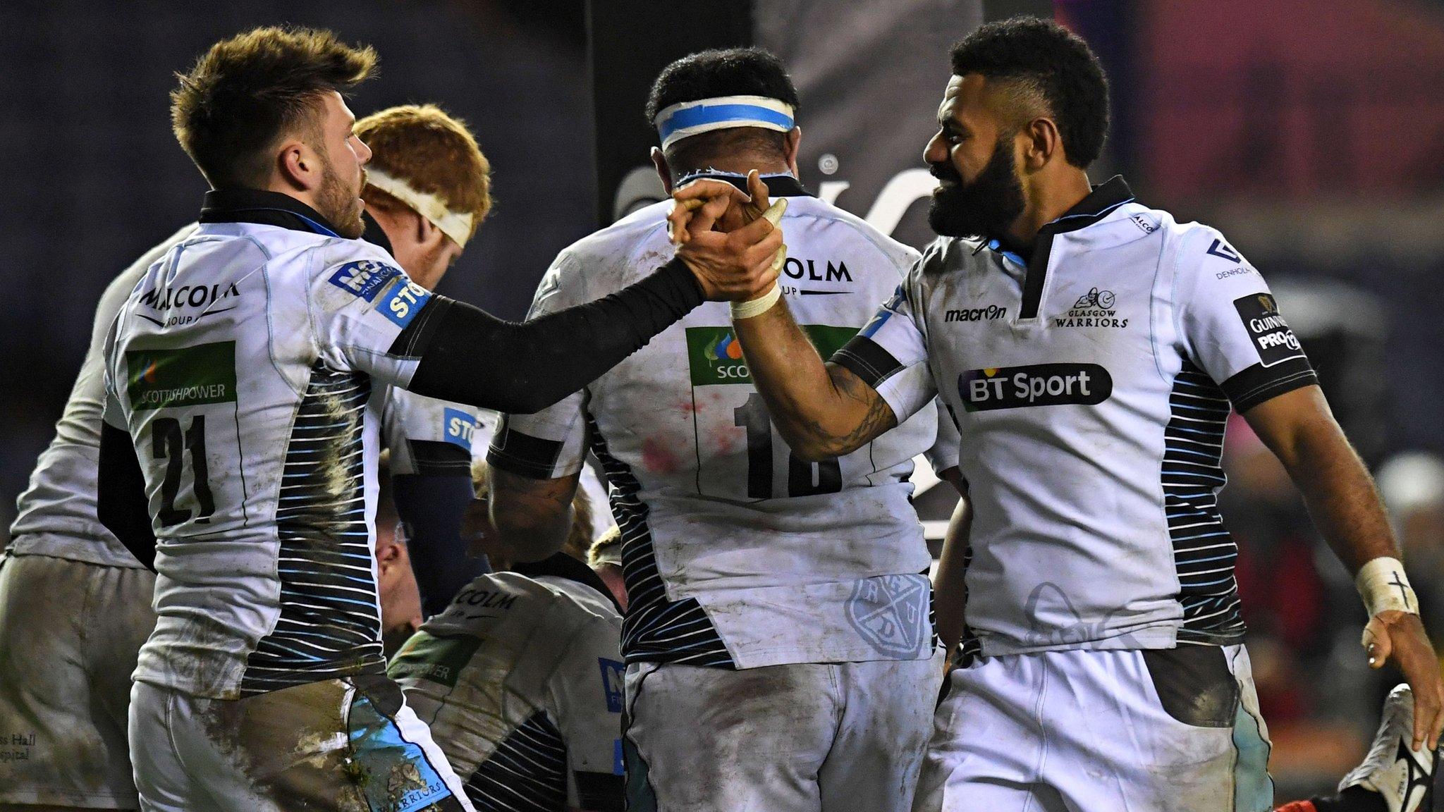 Glasgow scored three tries at Murrayfield