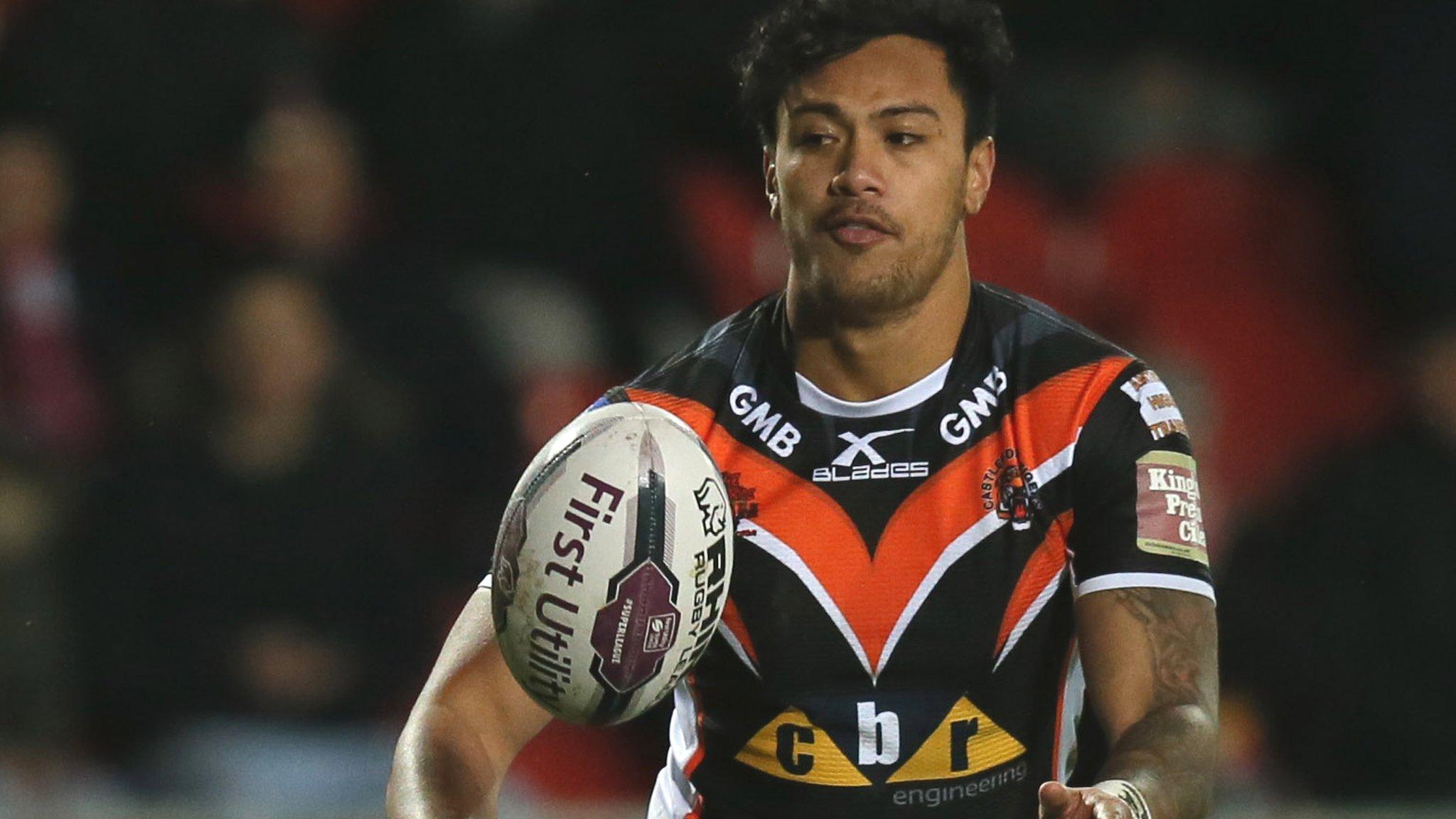 Denny Solomona in action for Castleford