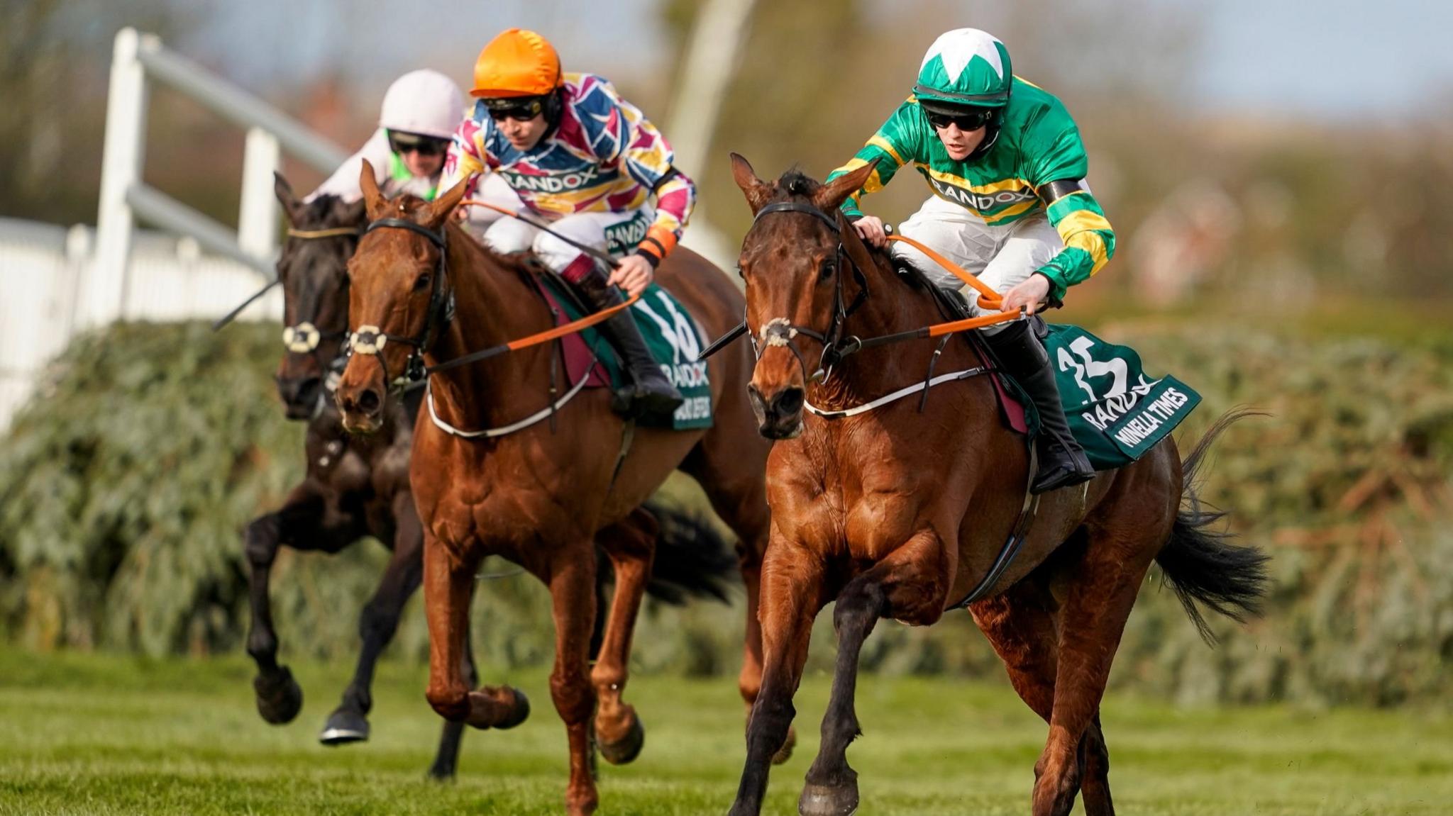 Rachael Blackmore winning the Grand National riding Minella Times