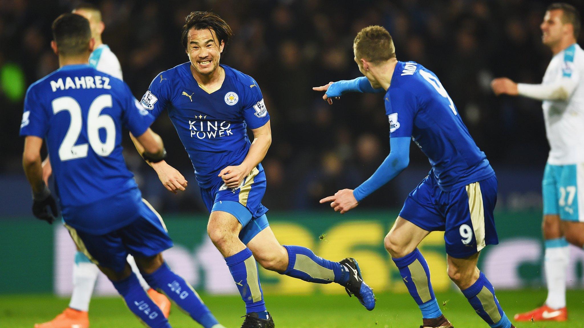 Leicester celebrate