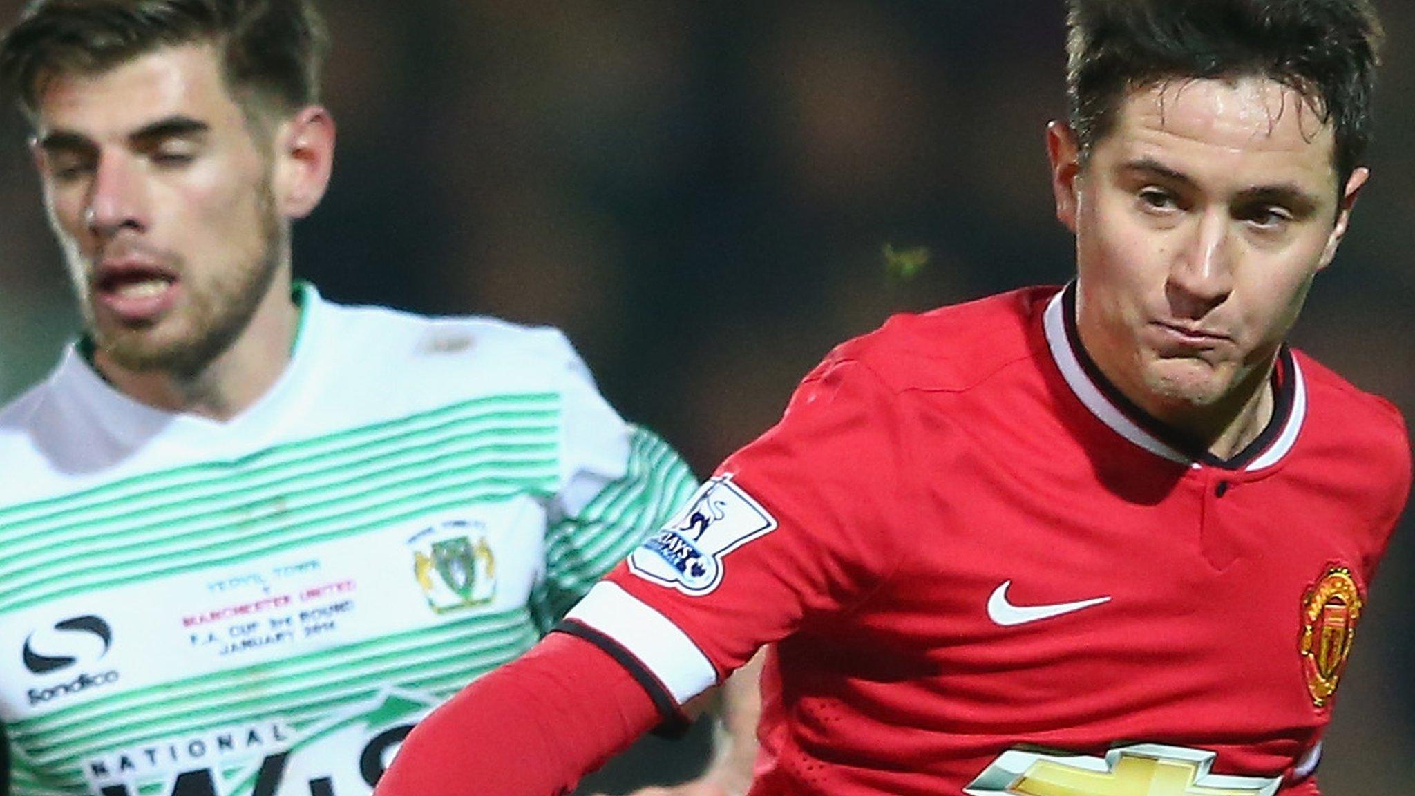 Yeovil Town v Manchester United in 2015