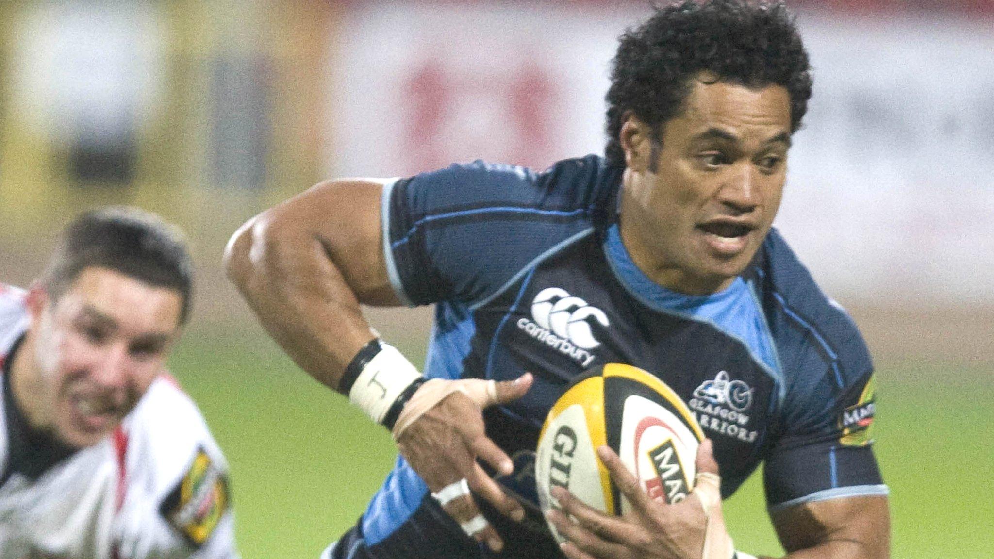 Lome Fa'atau in action for Glasgow Warriors