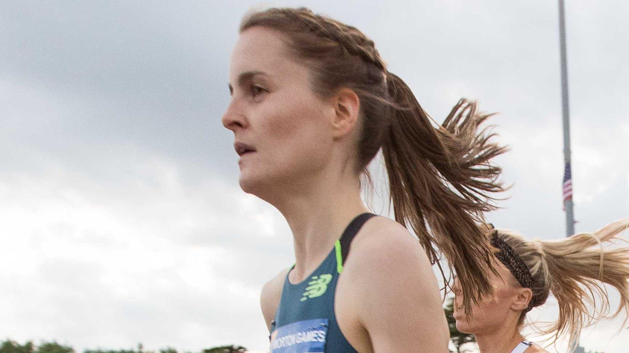 Ciara Mageean in action in the Morton Games at Santry on Wednesday evening