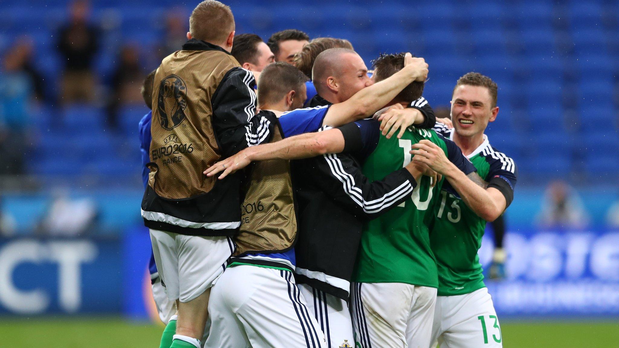 Northern Ireland celebrate their second
