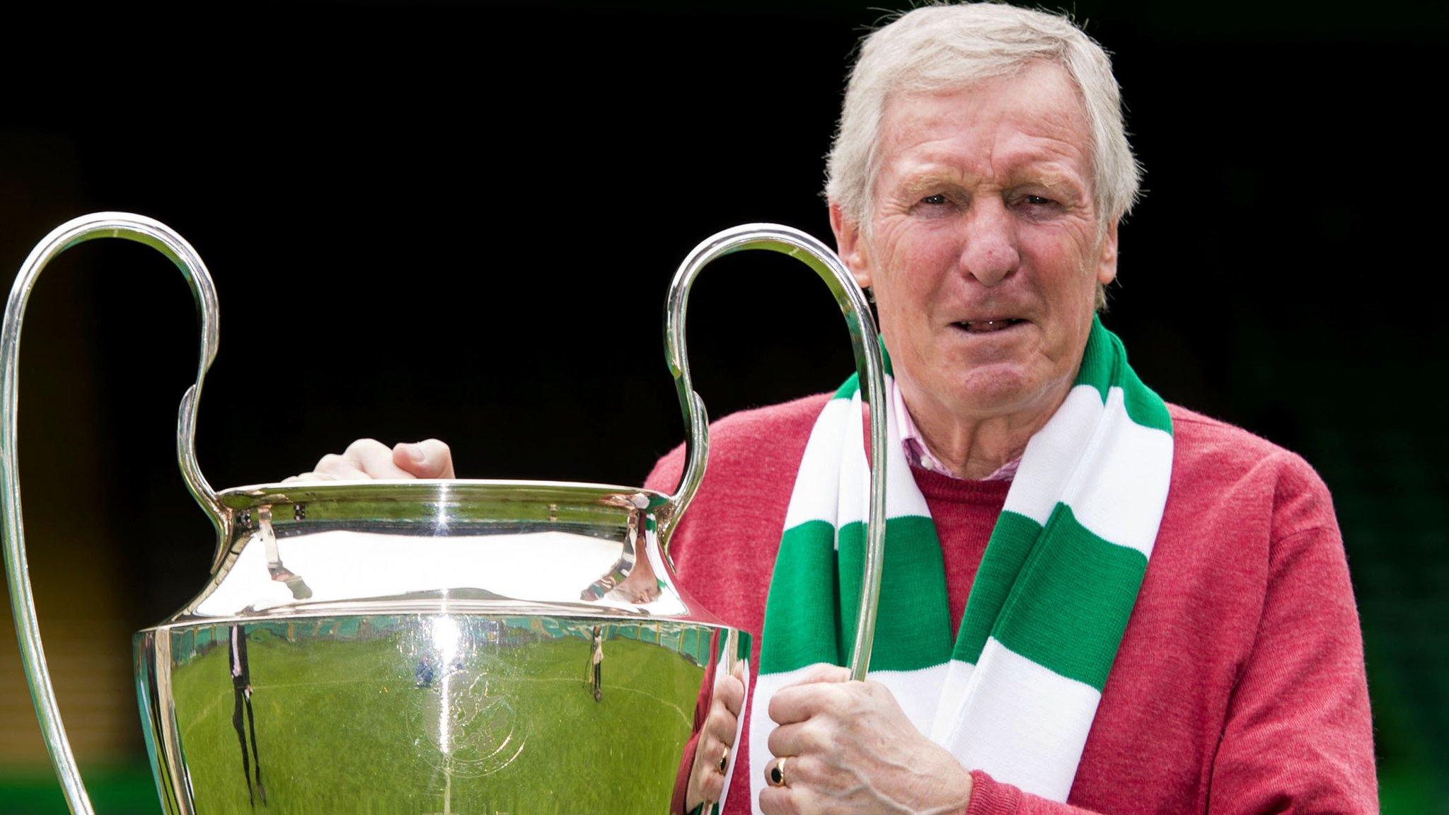 Billy McNeill pictured with the European Cup in 2014