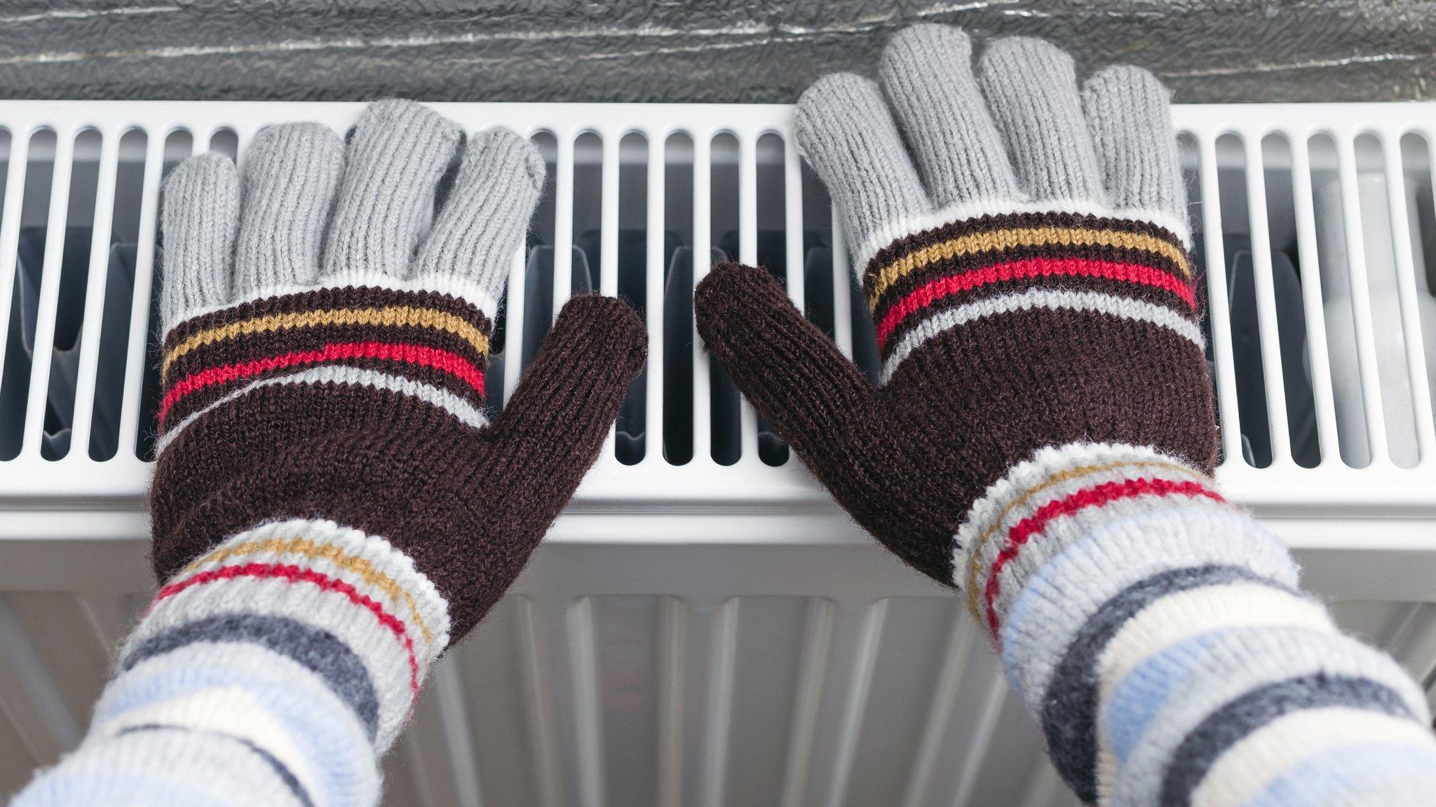 hands on radiator