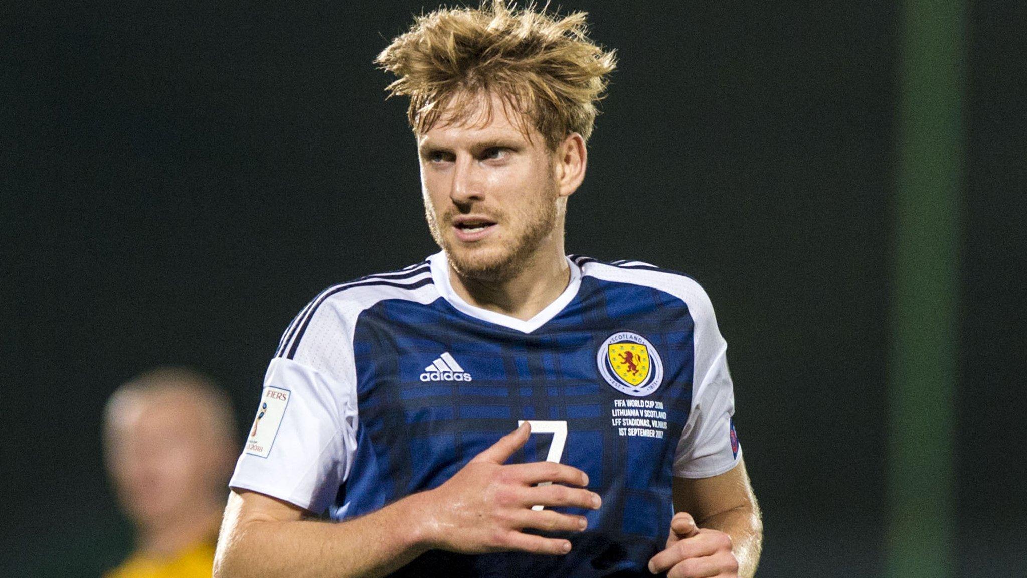 Stuart Armstrong in action for Scotland