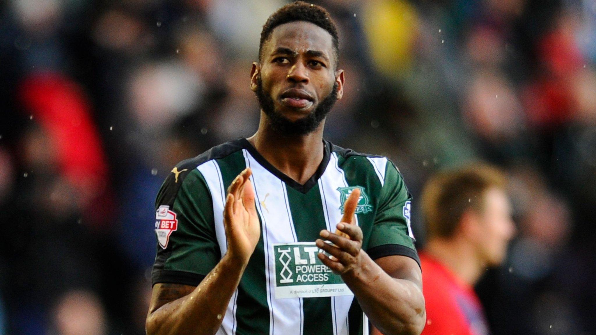 Plymouth Argyle manager Derek Adams challenges striker Tyler Harvey to ...